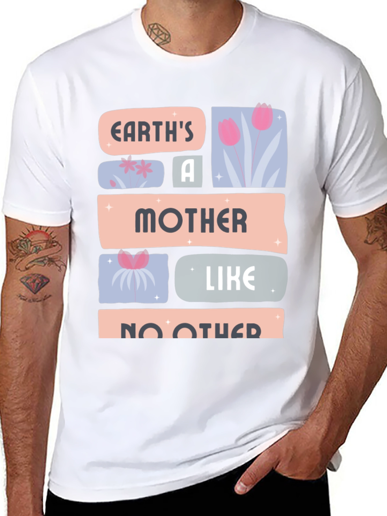 Earths Mother Black Graphic Tee