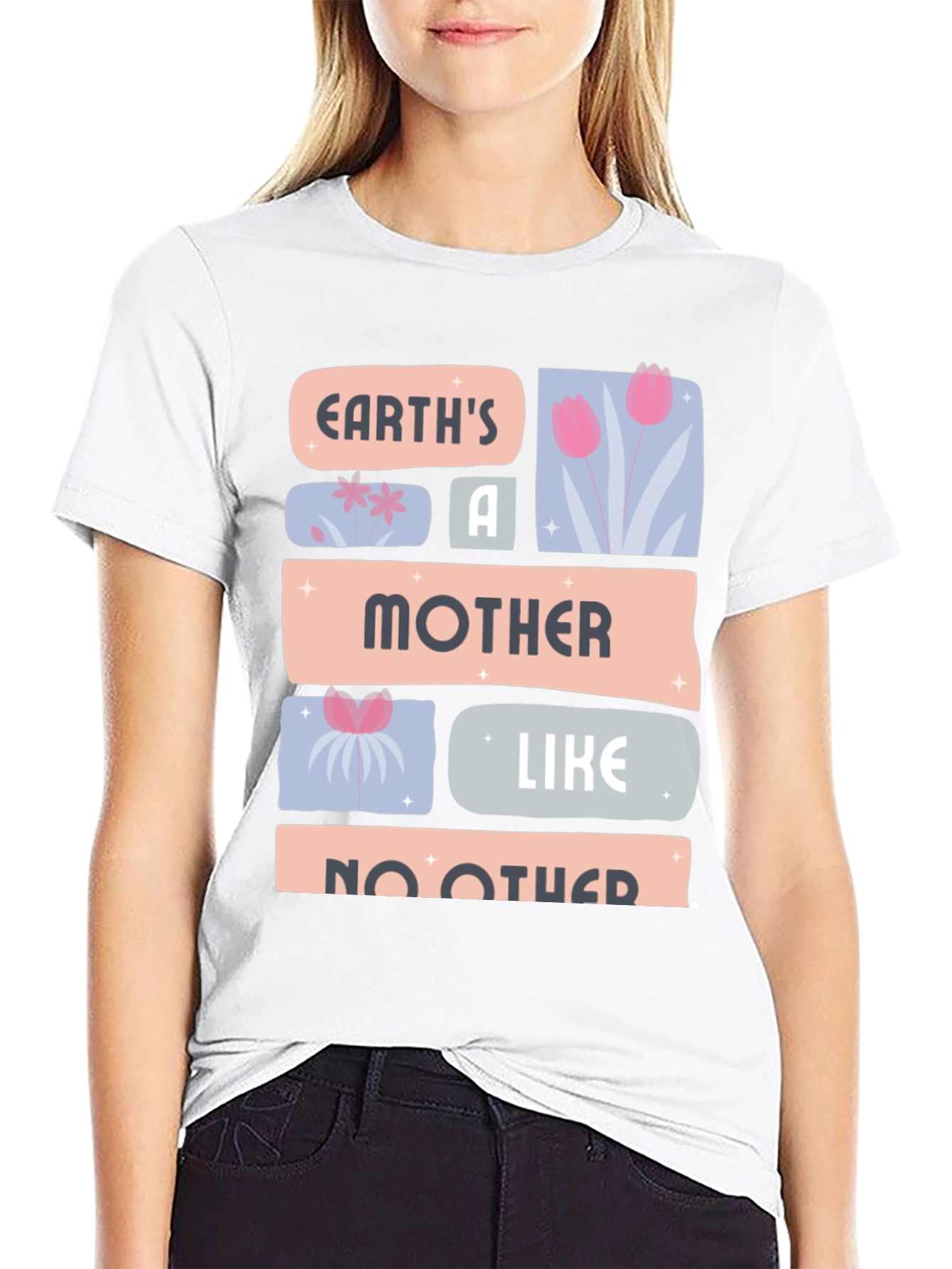 Earths Mother Black Graphic Tee