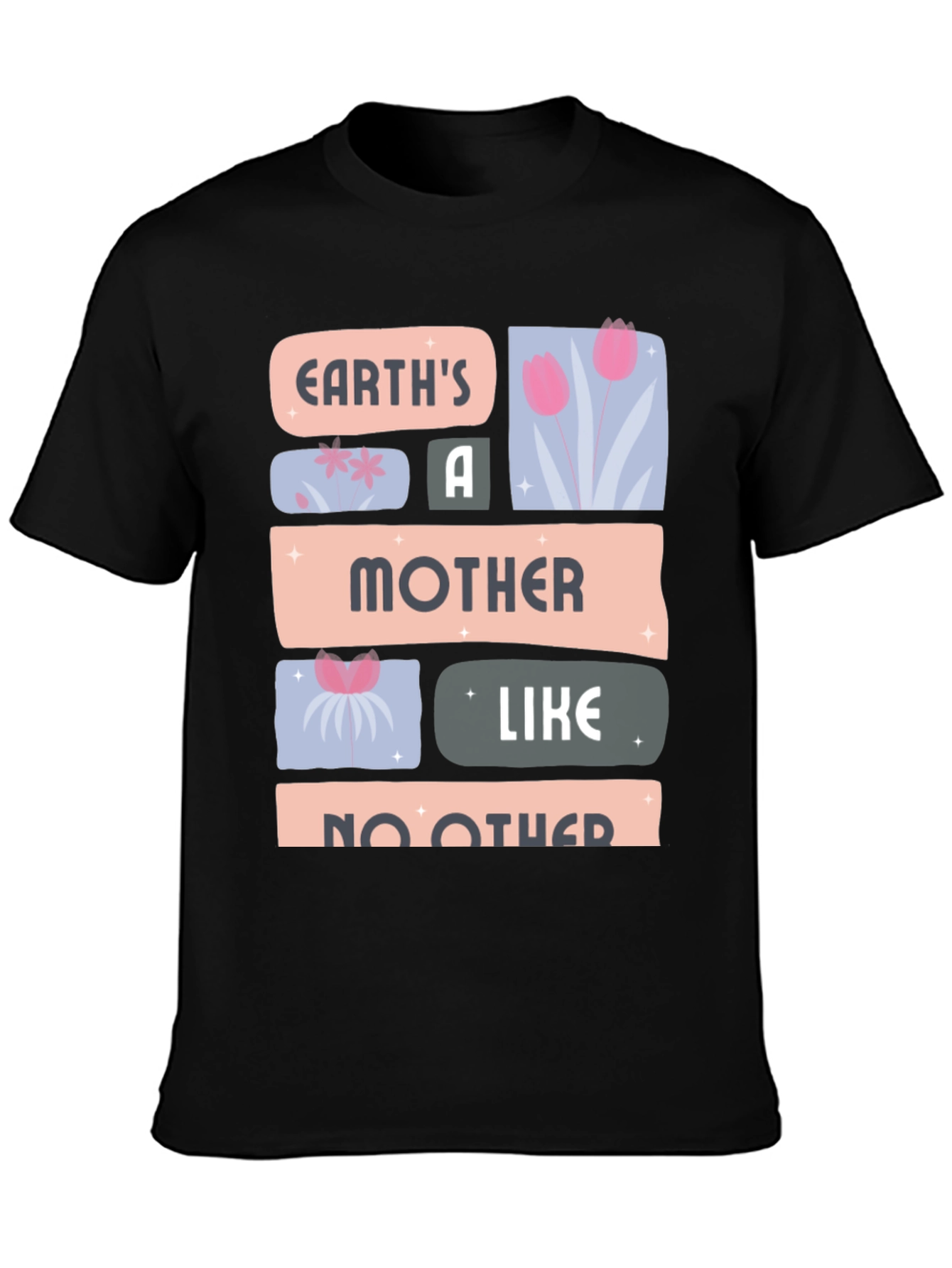 Earths Mother Black Graphic Tee