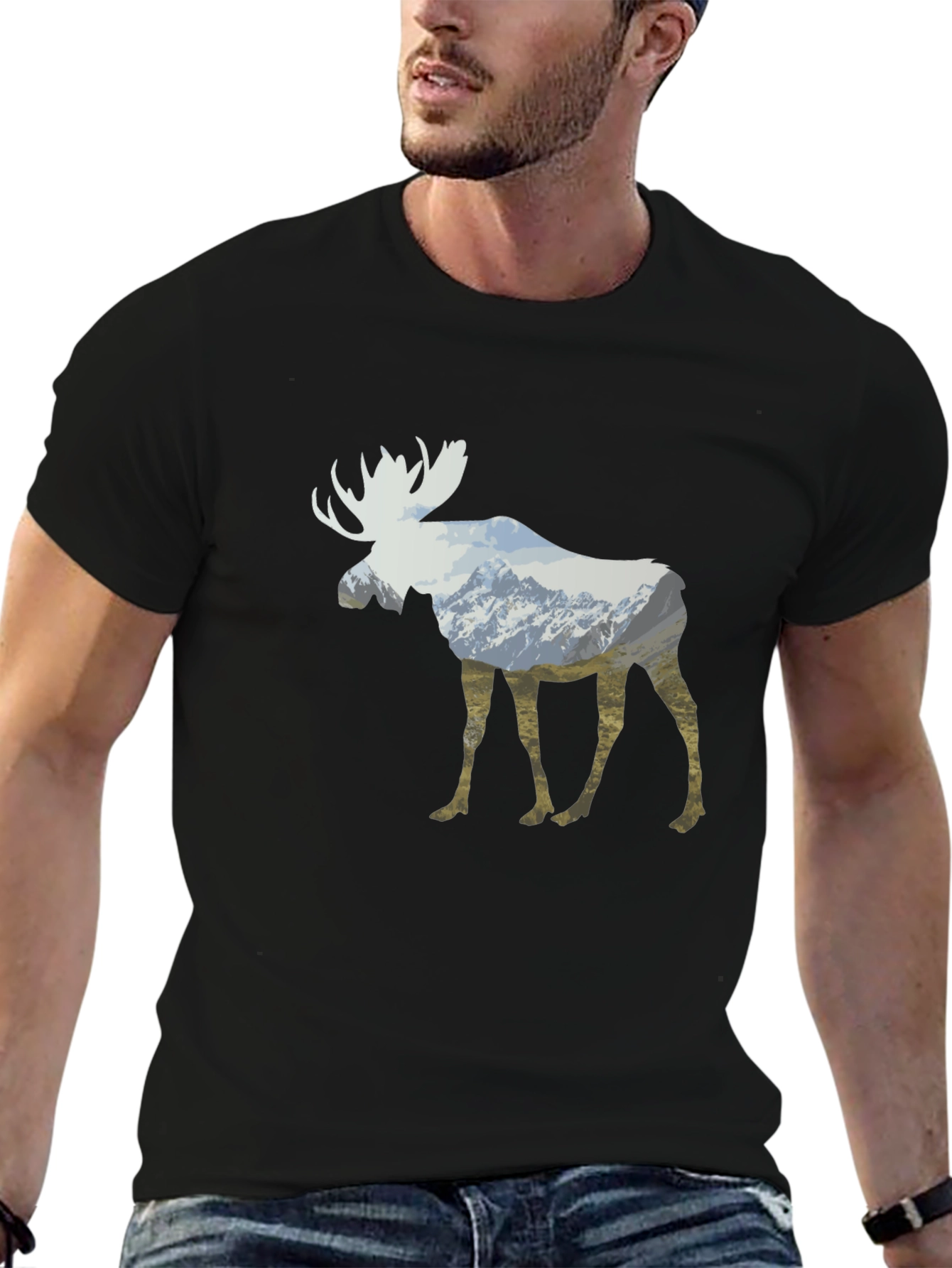 Moose Mountain T-Shirt - Nature Inspired Graphic Tee