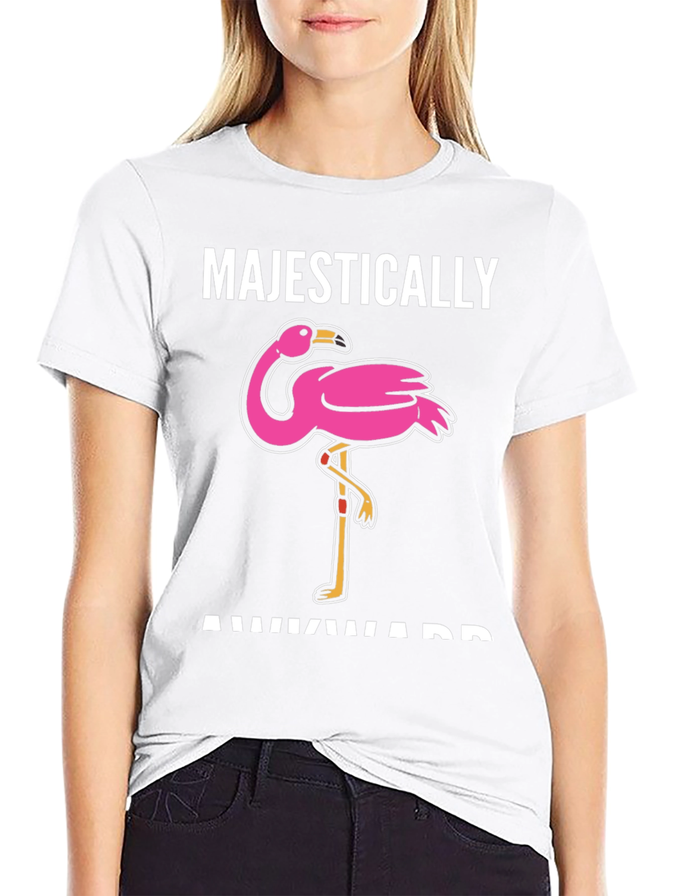 Majestically Awkward Flamingo T-Shirt