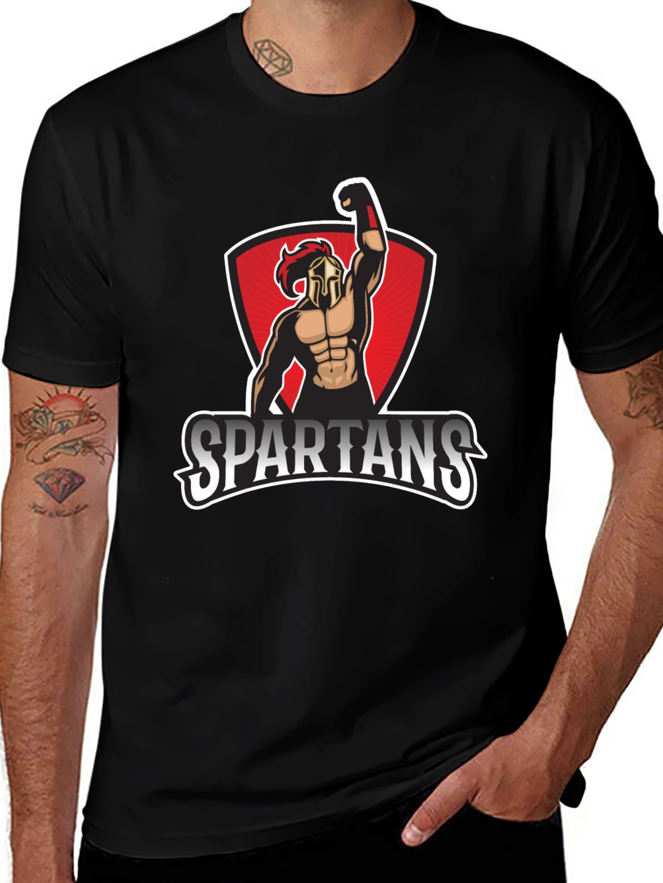 Spartans Graphic T-Shirt - Bold Design Comfortable Fit