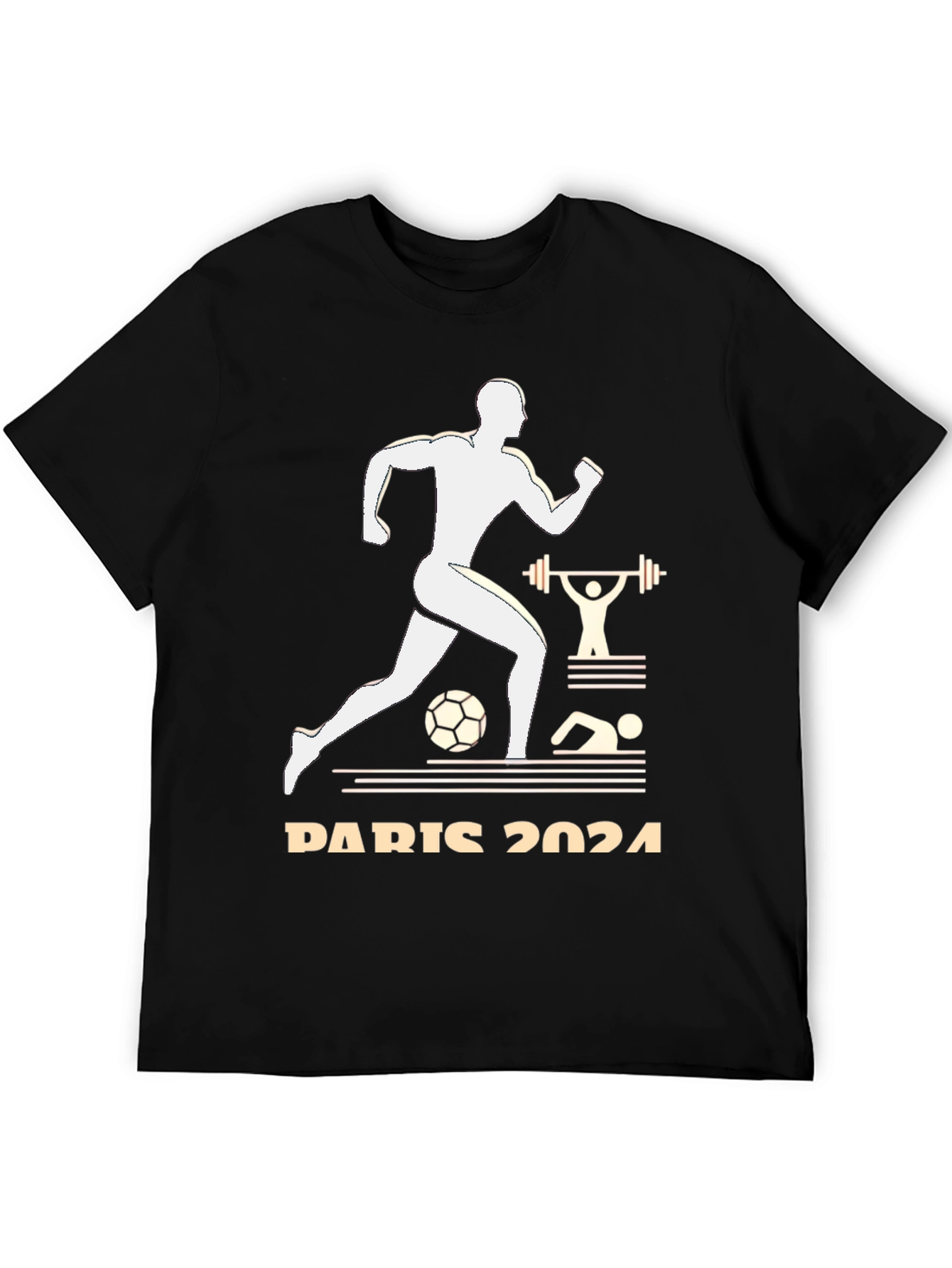 Paris 2024 Olympics T-Shirt Sports Design