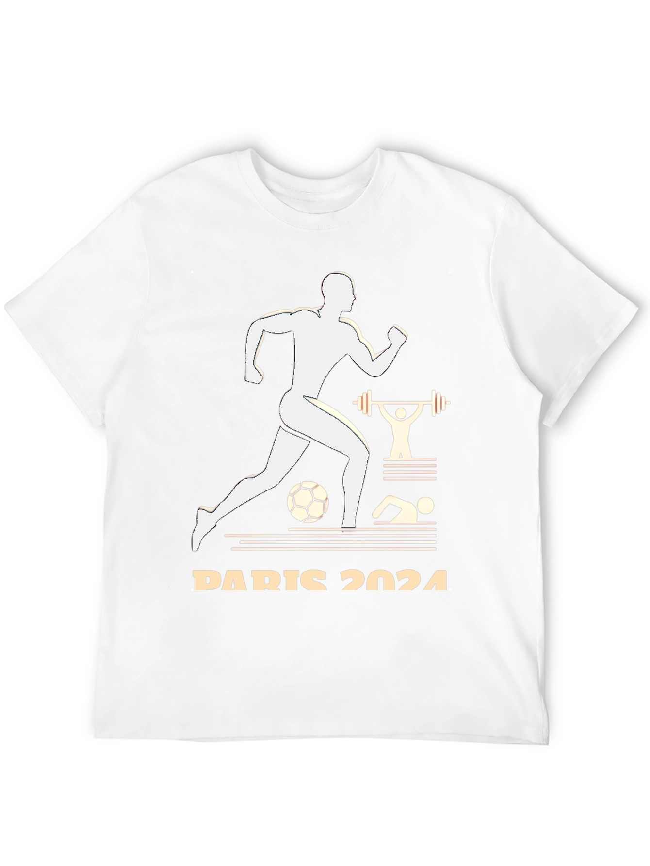Paris 2024 Olympics T-Shirt Sports Design