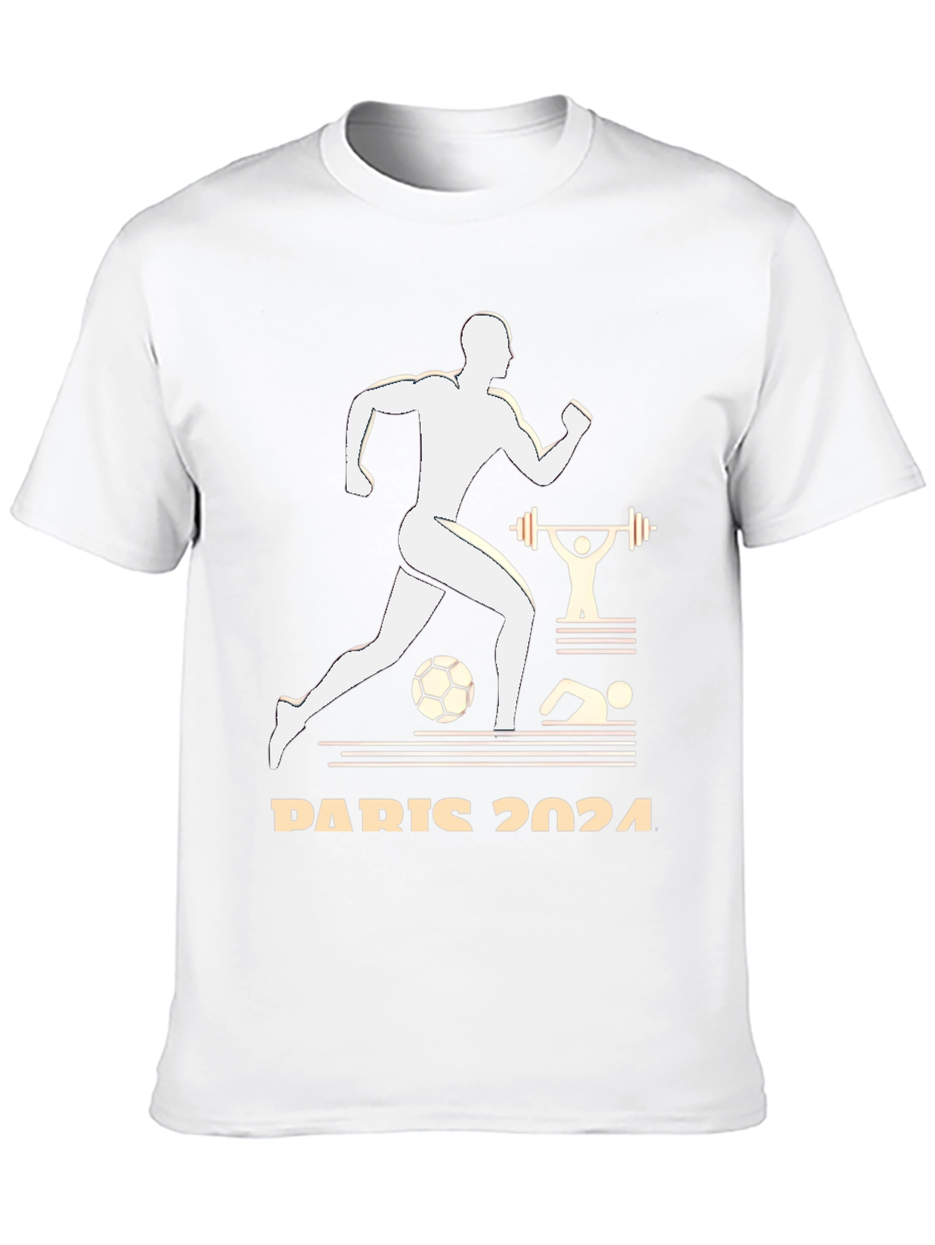 Paris 2024 Olympics T-Shirt Sports Design