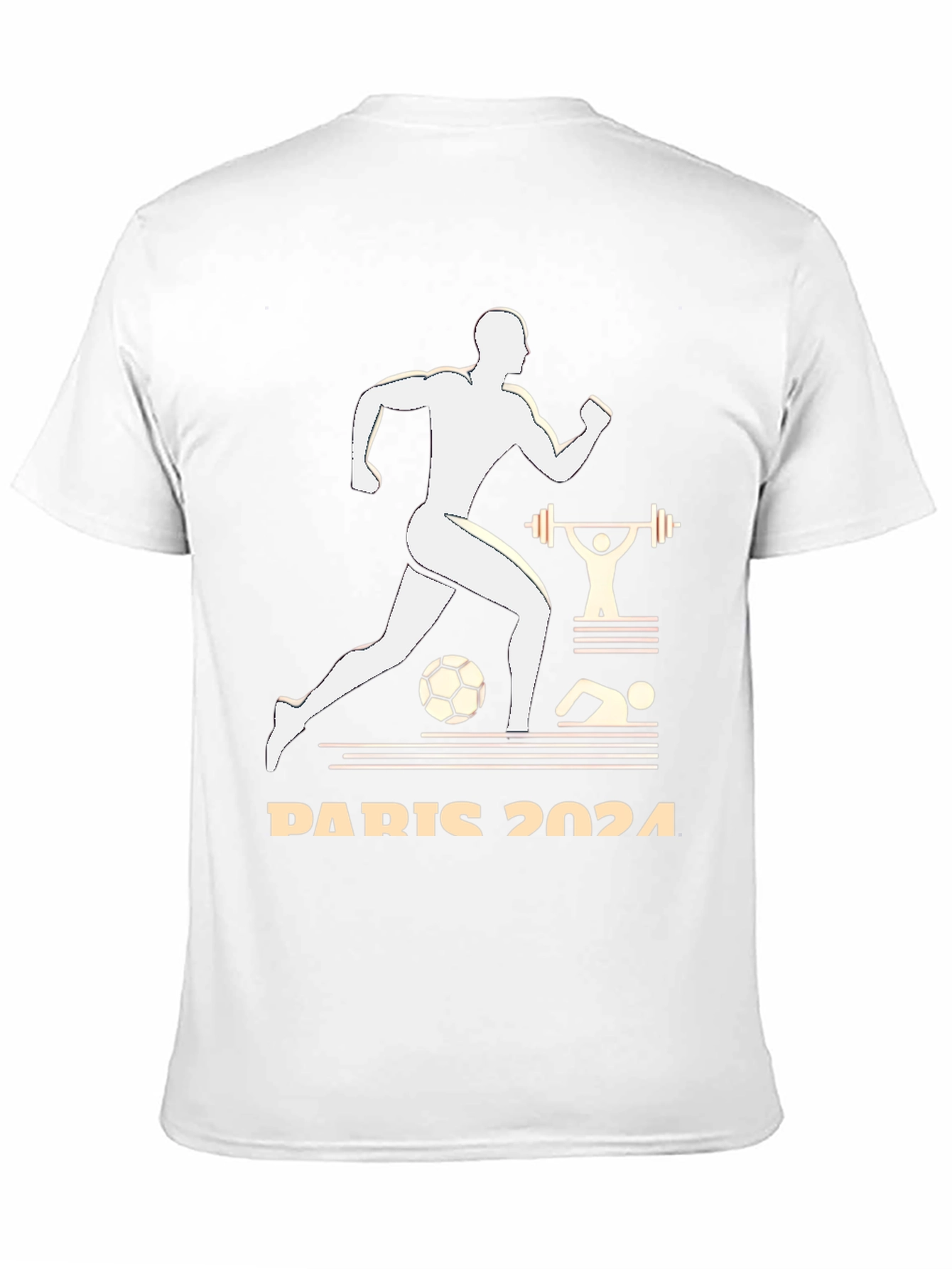 Paris 2024 Olympics T-Shirt Sports Design