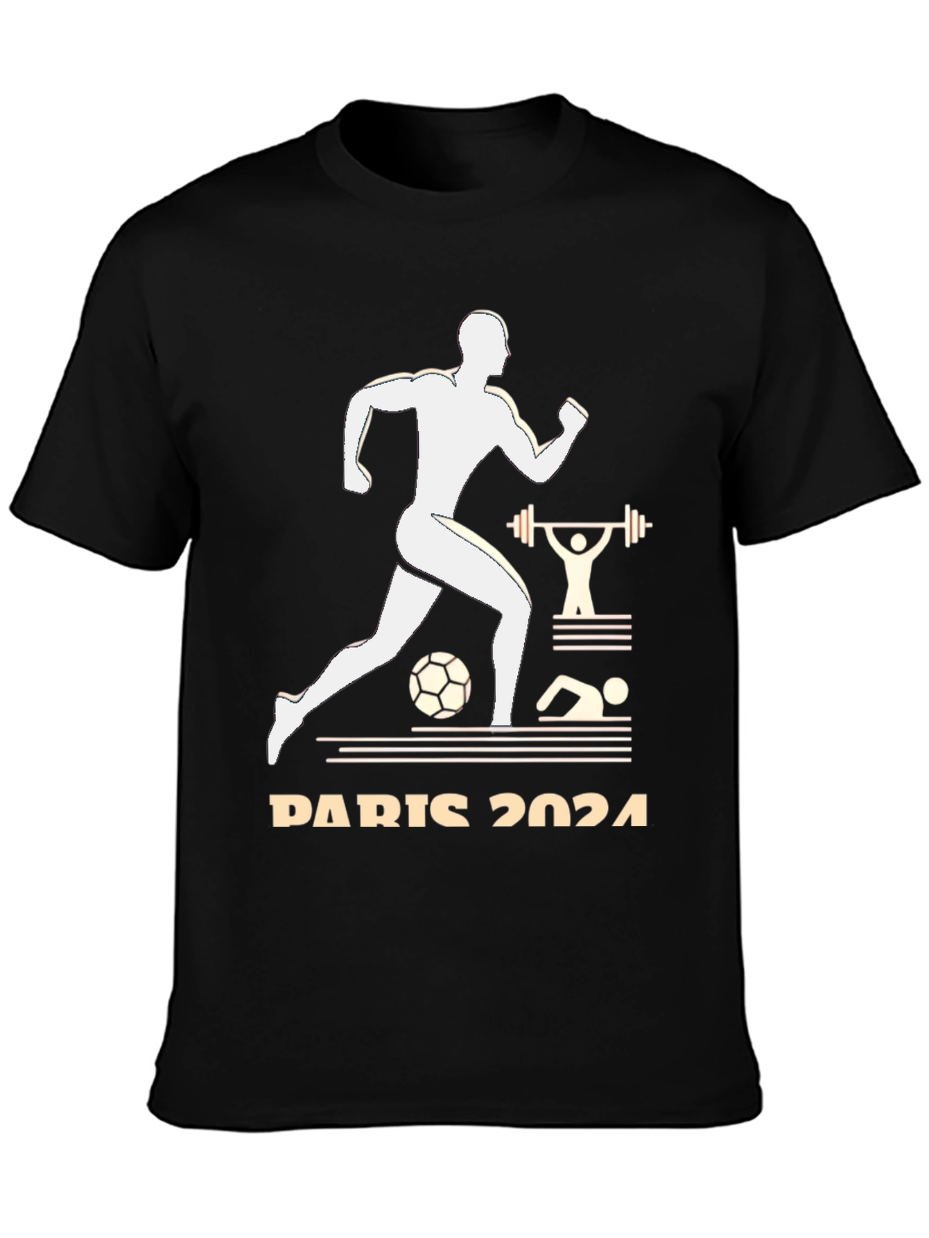 Paris 2024 Olympics T-Shirt Sports Design