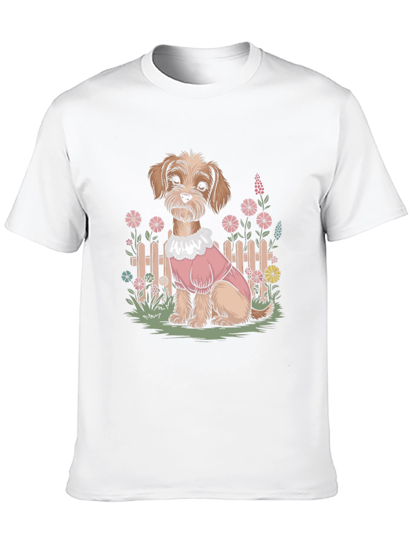 Dog in Garden T-Shirt