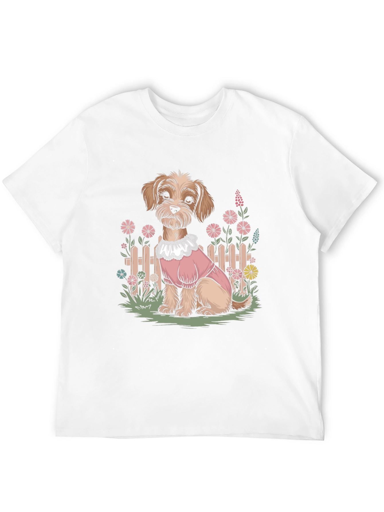Dog in Garden T-Shirt