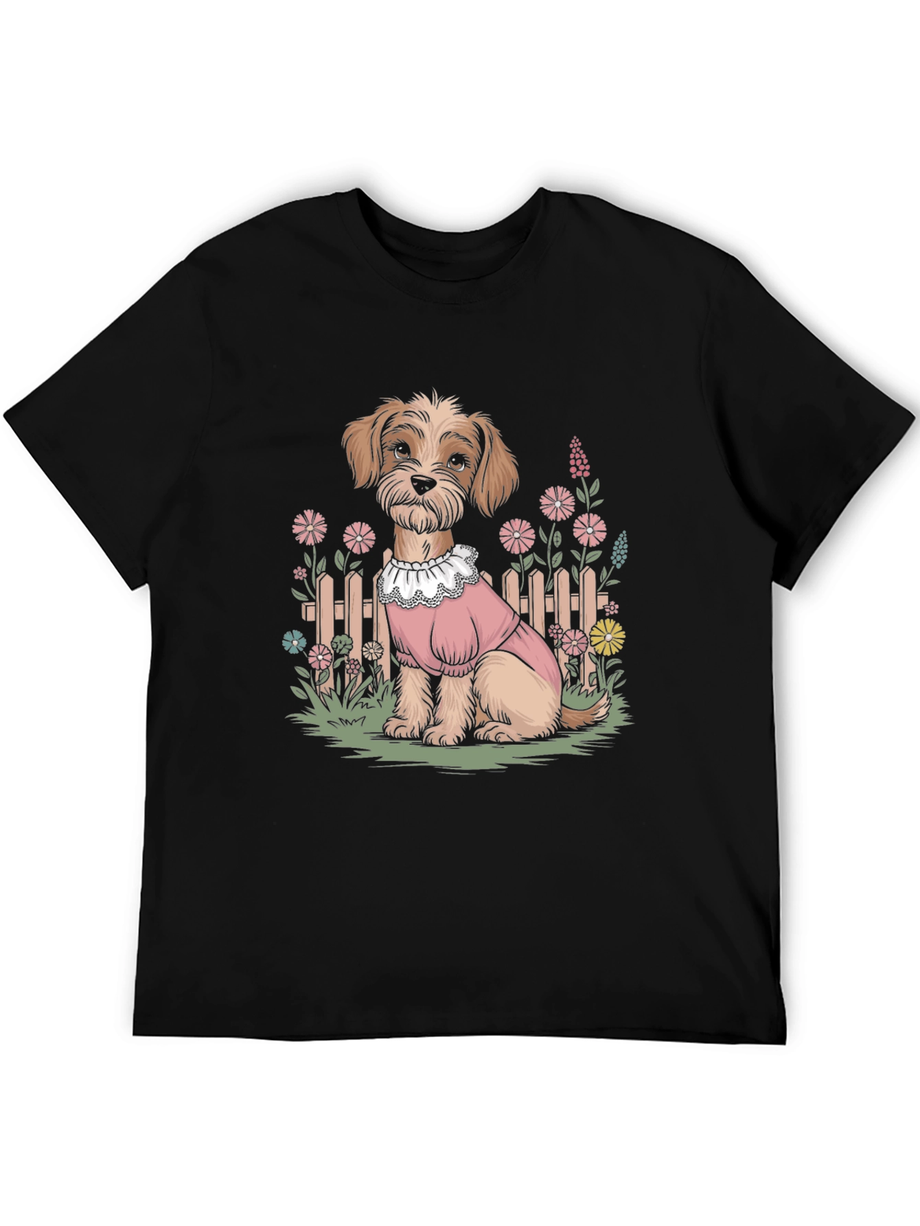 Dog in Garden T-Shirt