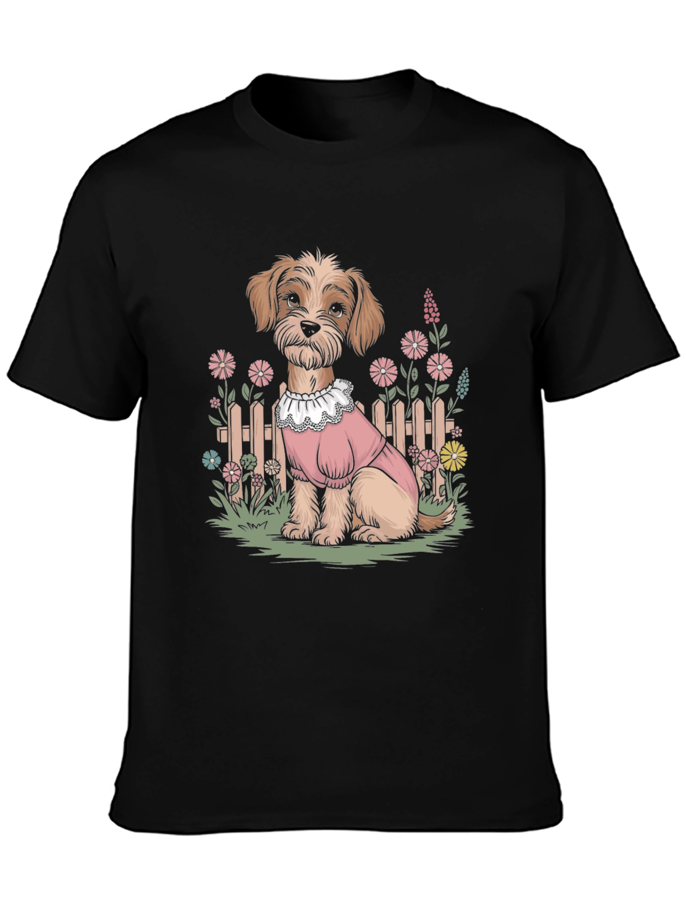 Dog in Garden T-Shirt