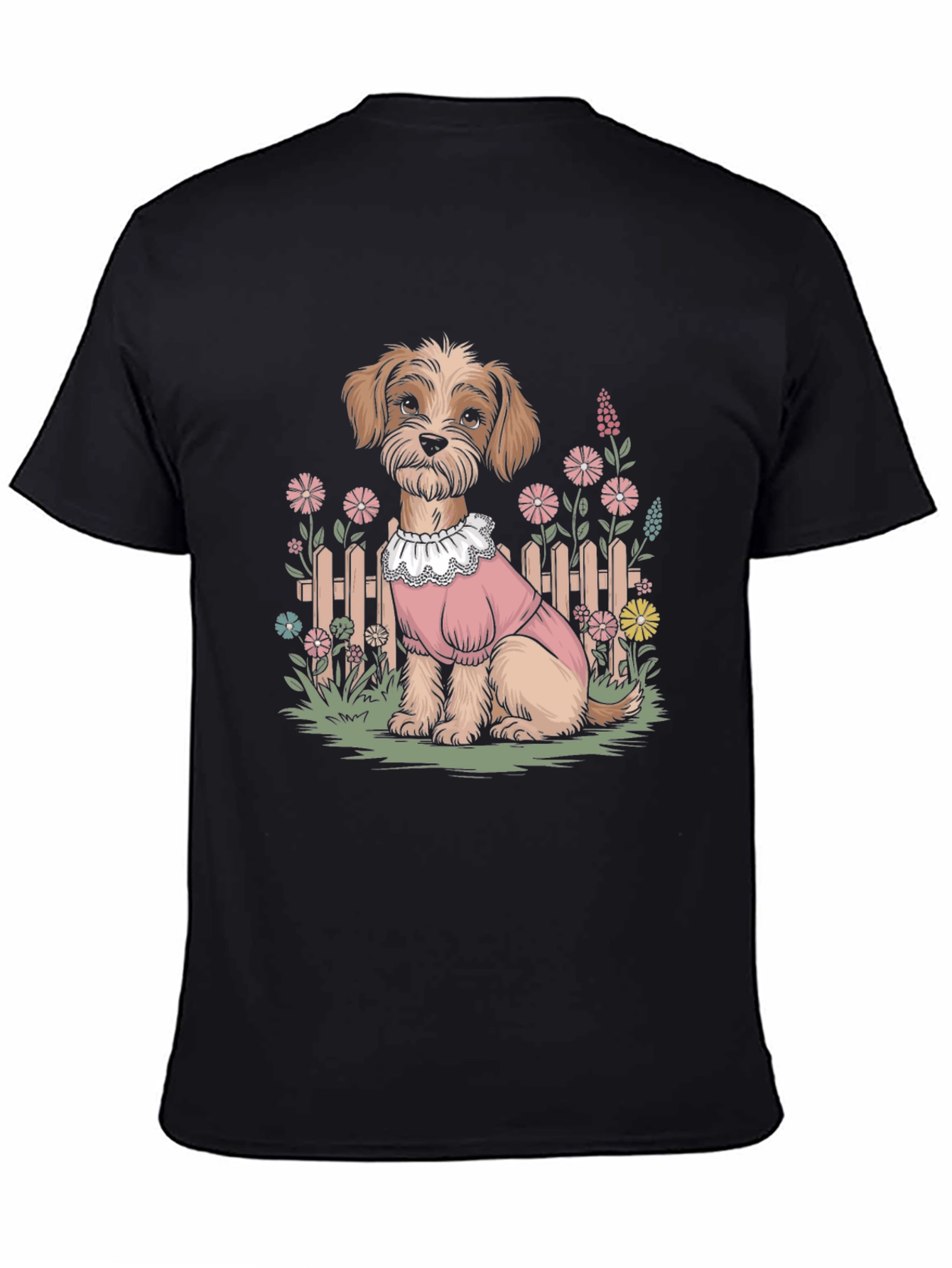 Dog in Garden T-Shirt