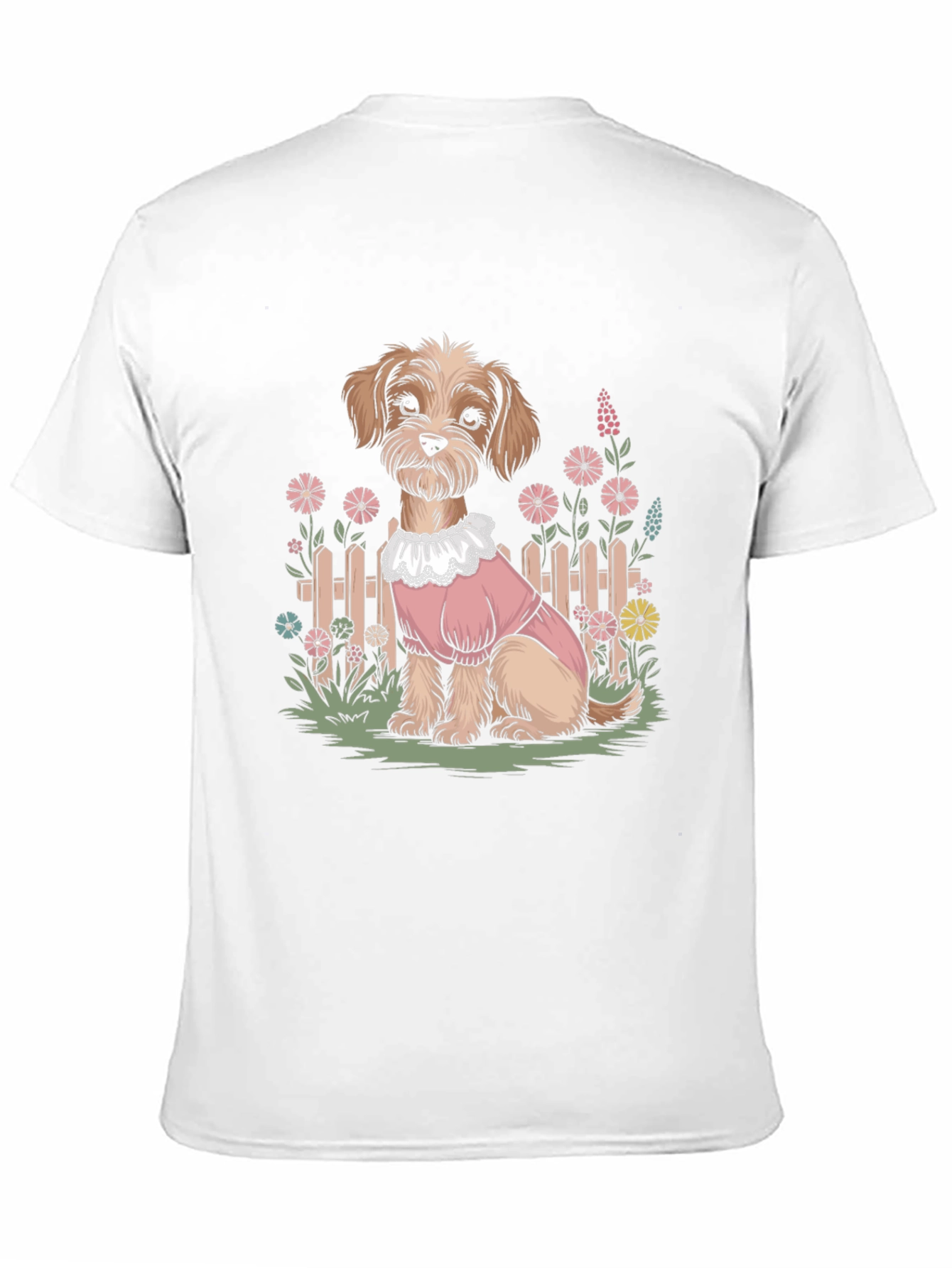 Dog in Garden T-Shirt