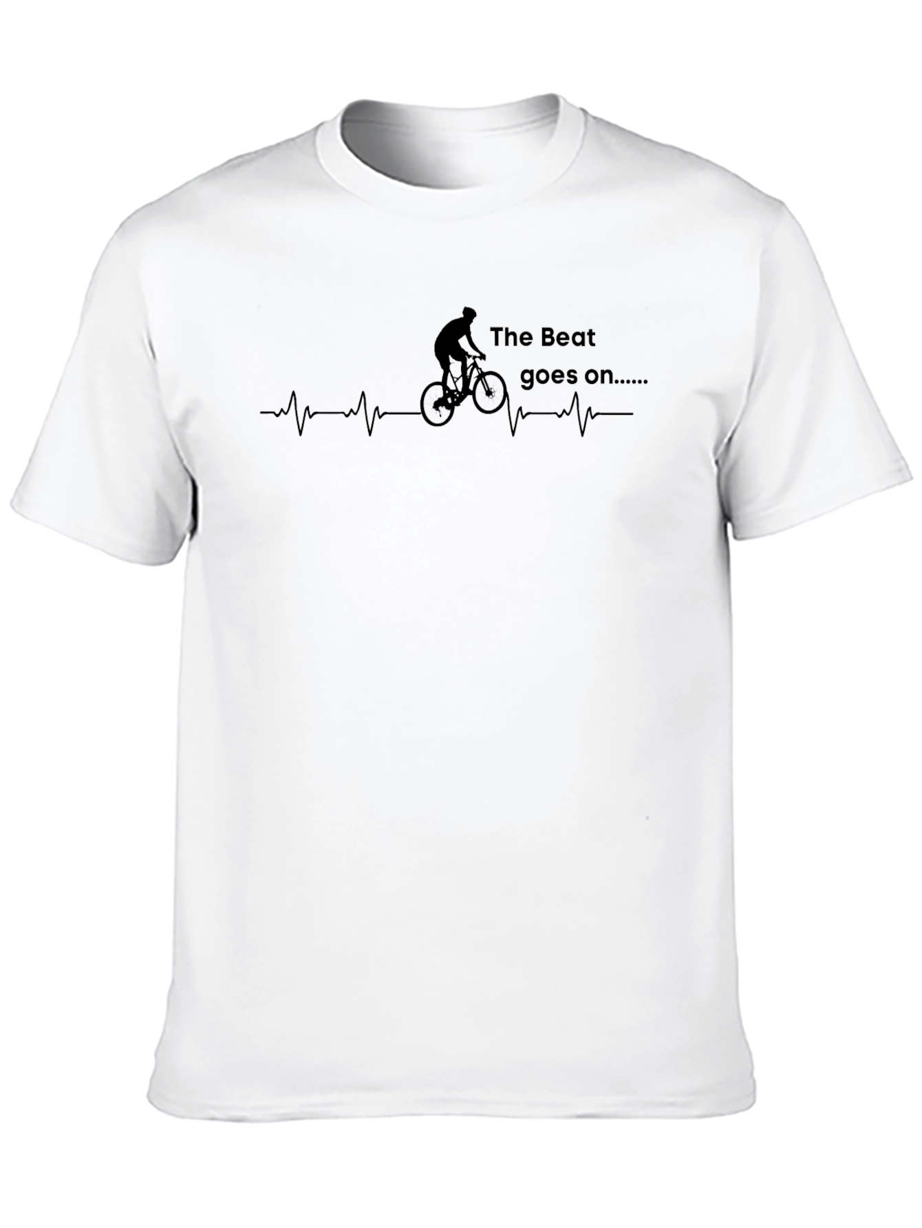 The Beat Goes On Cycling T-Shirt - Black
