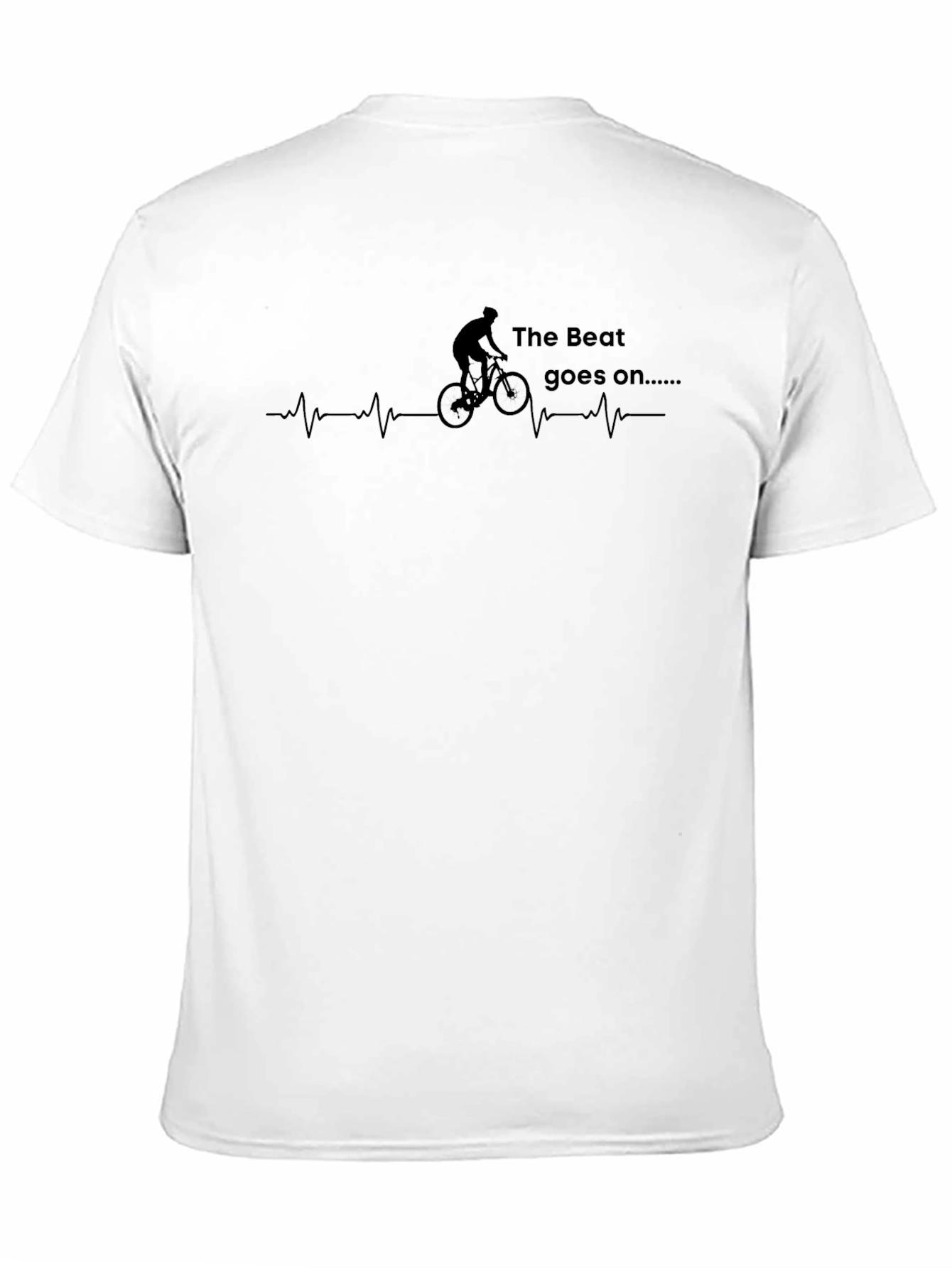 The Beat Goes On Cycling T-Shirt - Black