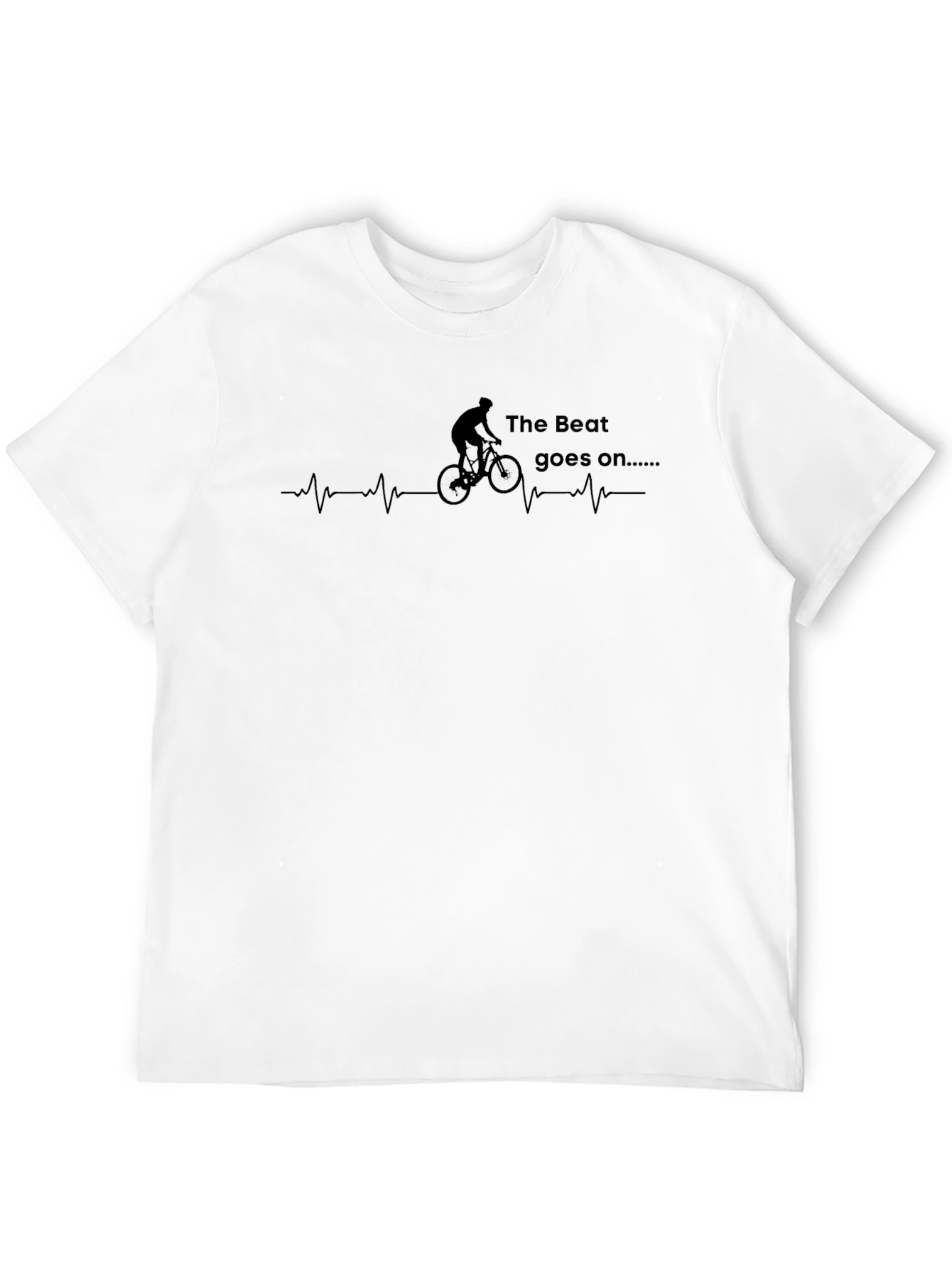 The Beat Goes On Cycling T-Shirt - Black