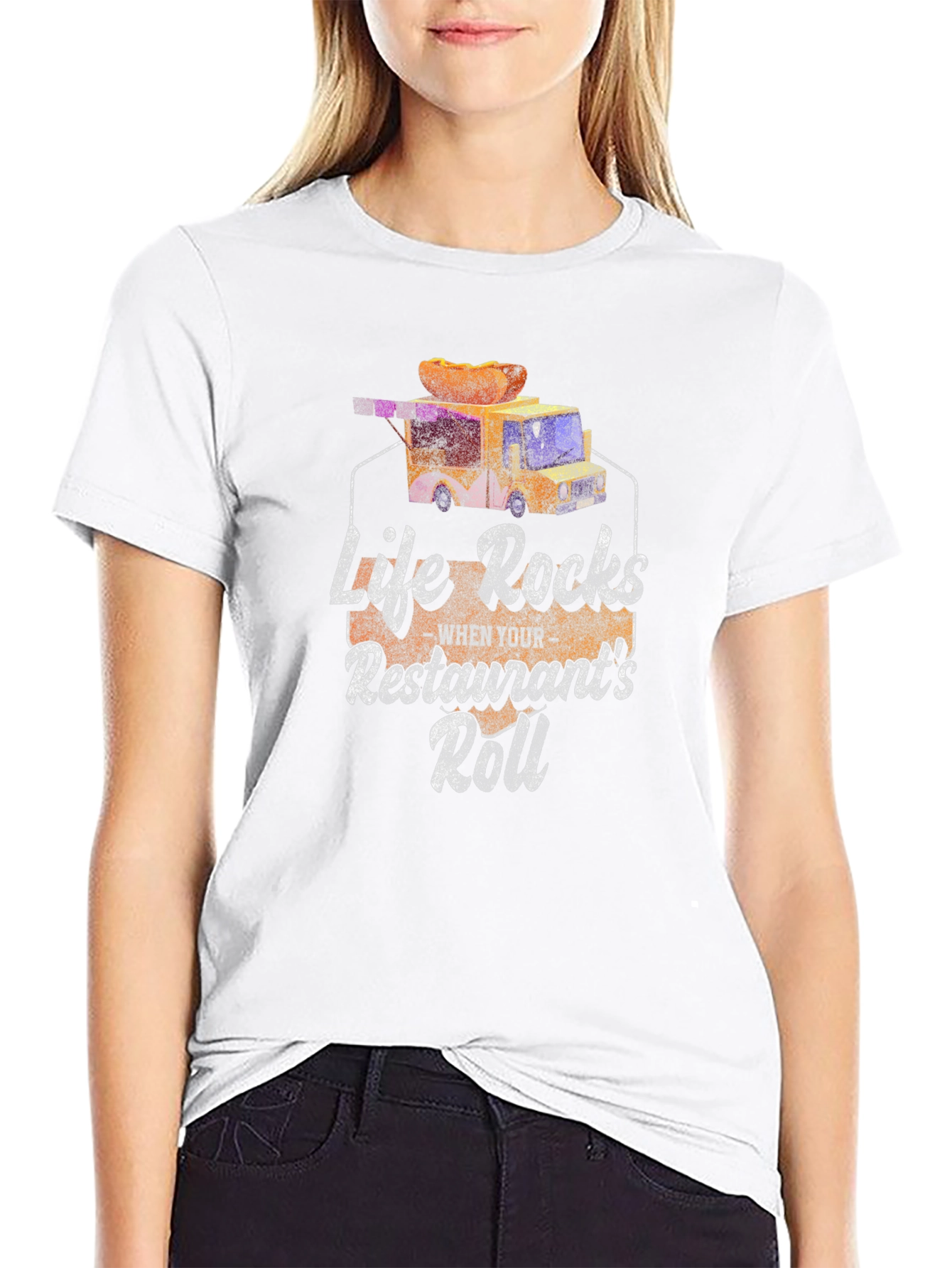 Life Rocks Restaurants Roll T-Shirt