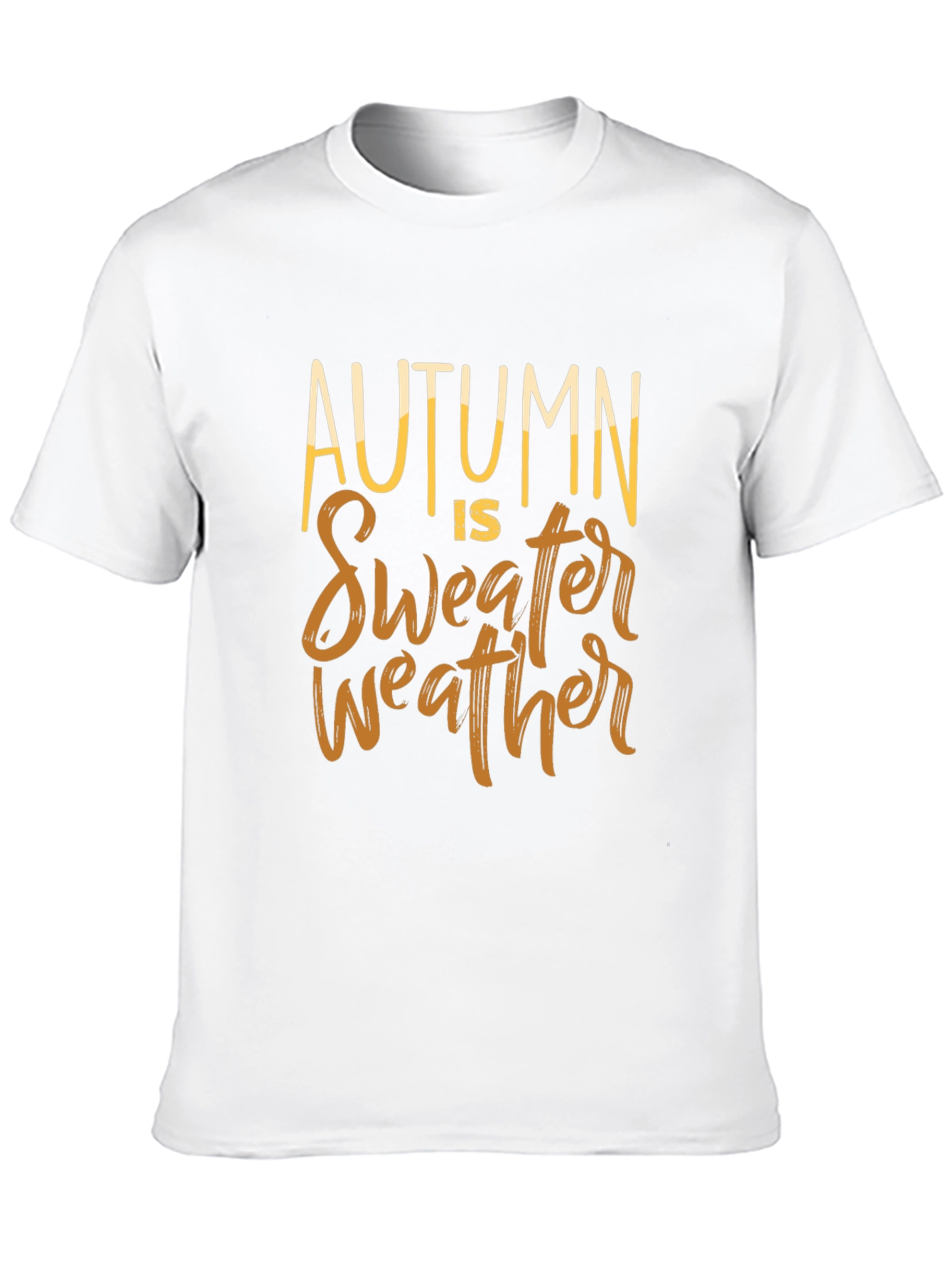 Autumn Is Sweater Weather Graphic T-Shirt