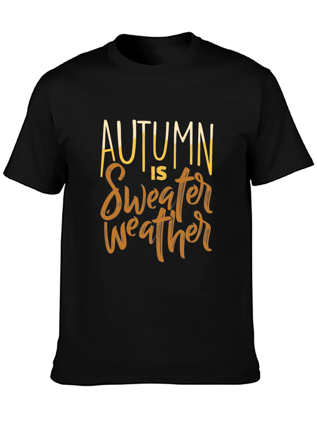 Autumn Is Sweater Weather Graphic T-Shirt