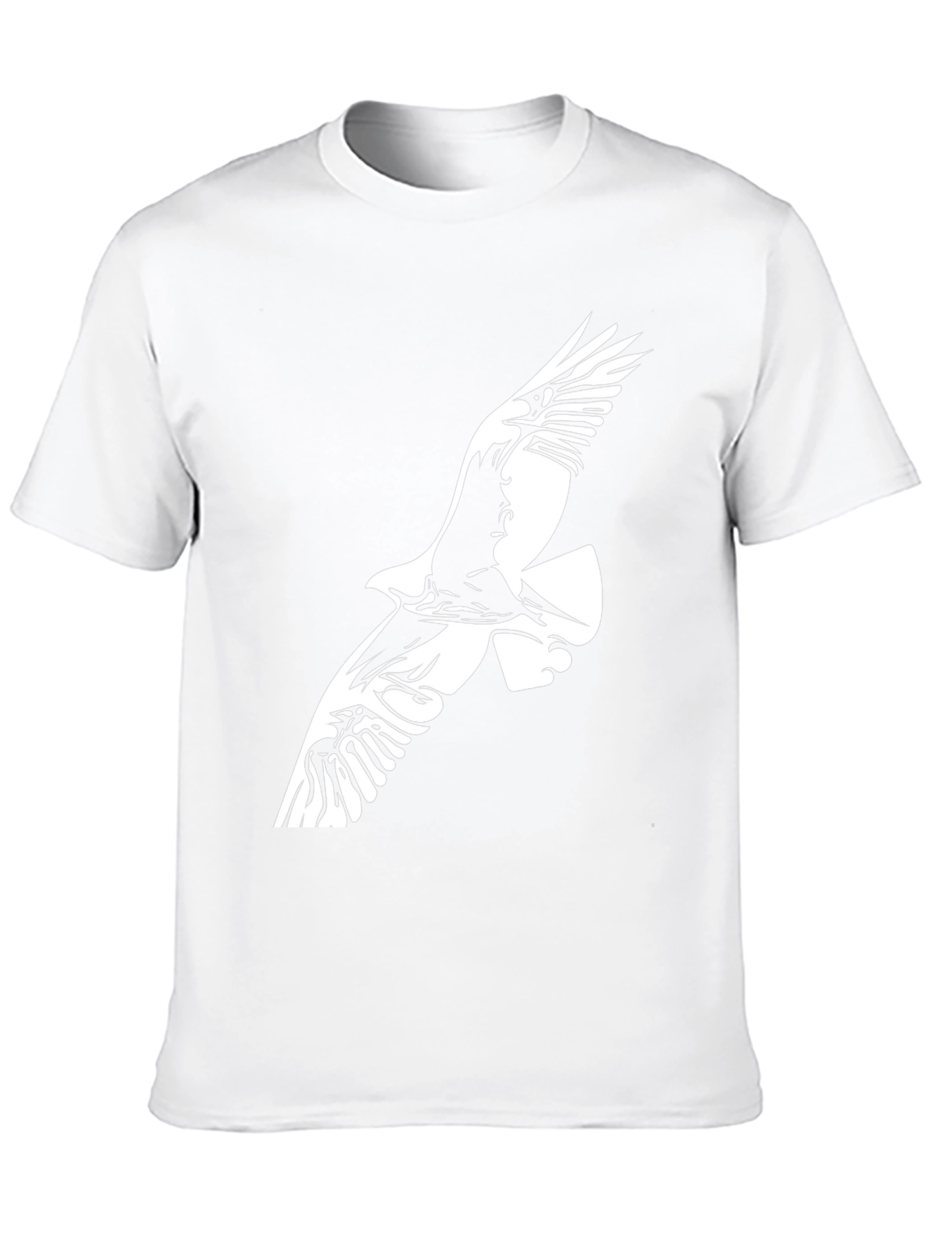 Eagle Graphic Tee - Black Cotton Blend
