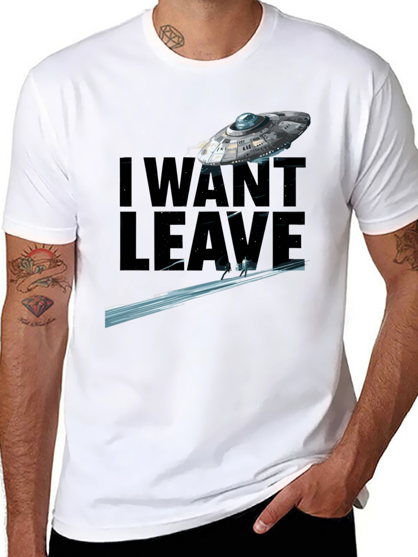 I Want to Leave Graphic T-Shirt
