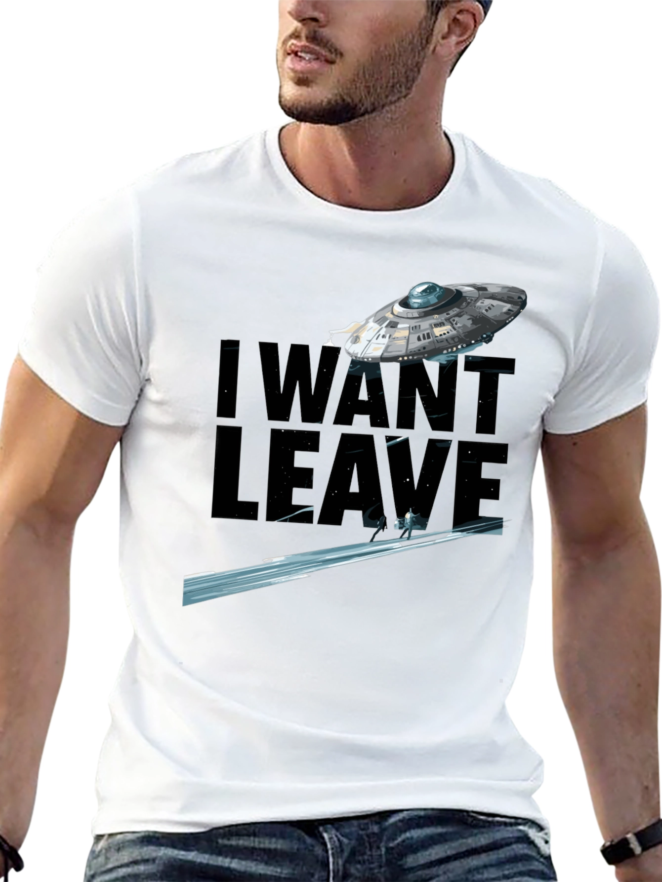I Want to Leave Graphic T-Shirt