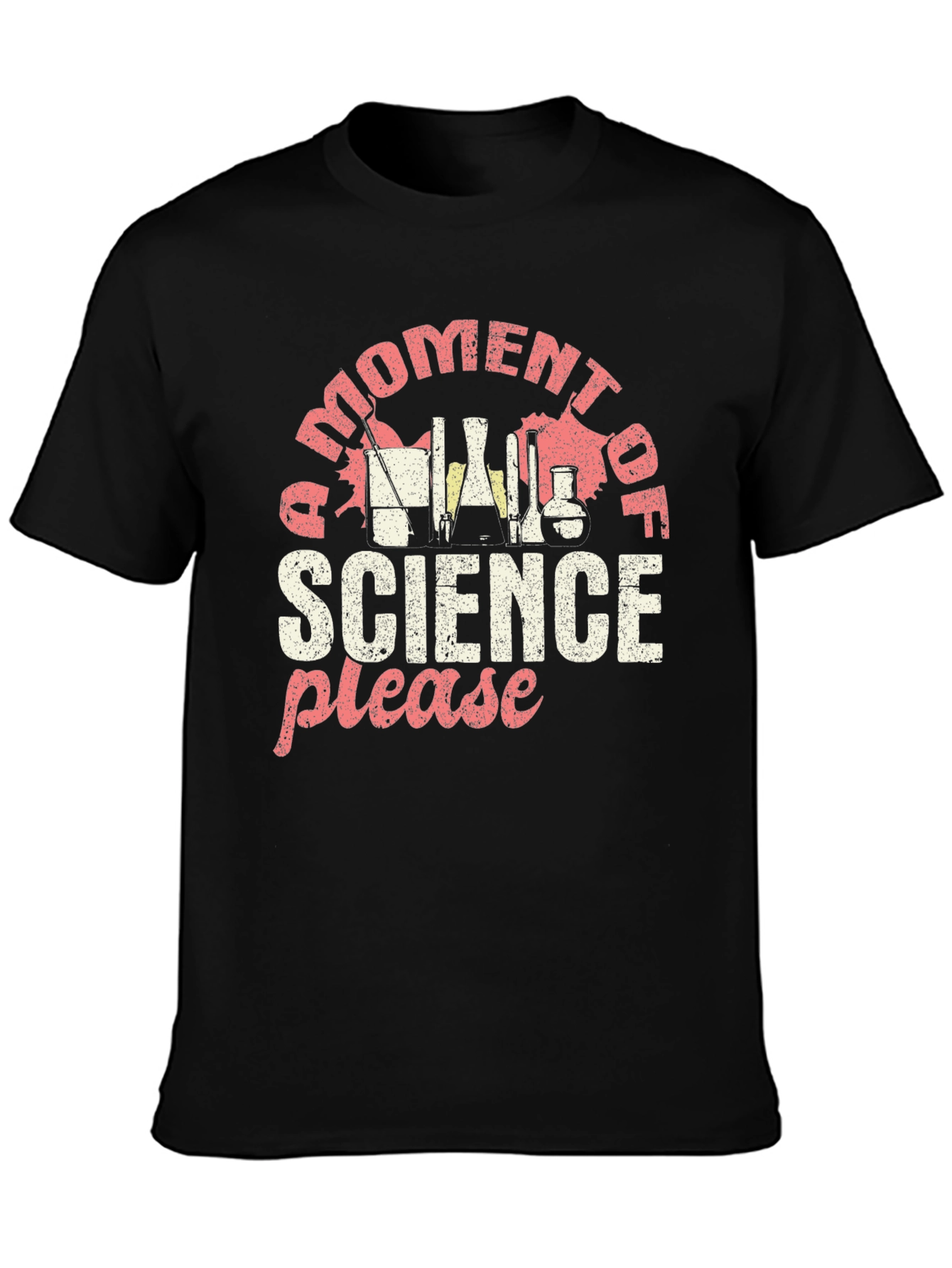 Science Graphic Tee - Moment of Science Please Shirt