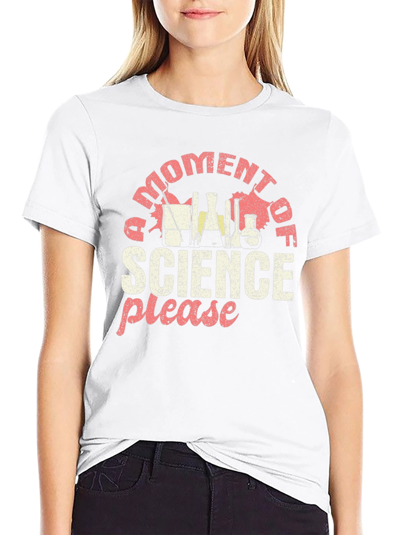 Science Graphic Tee - Moment of Science Please Shirt