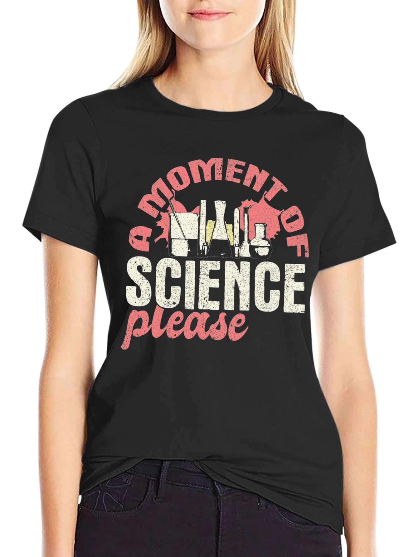 Science Graphic Tee - Moment of Science Please Shirt