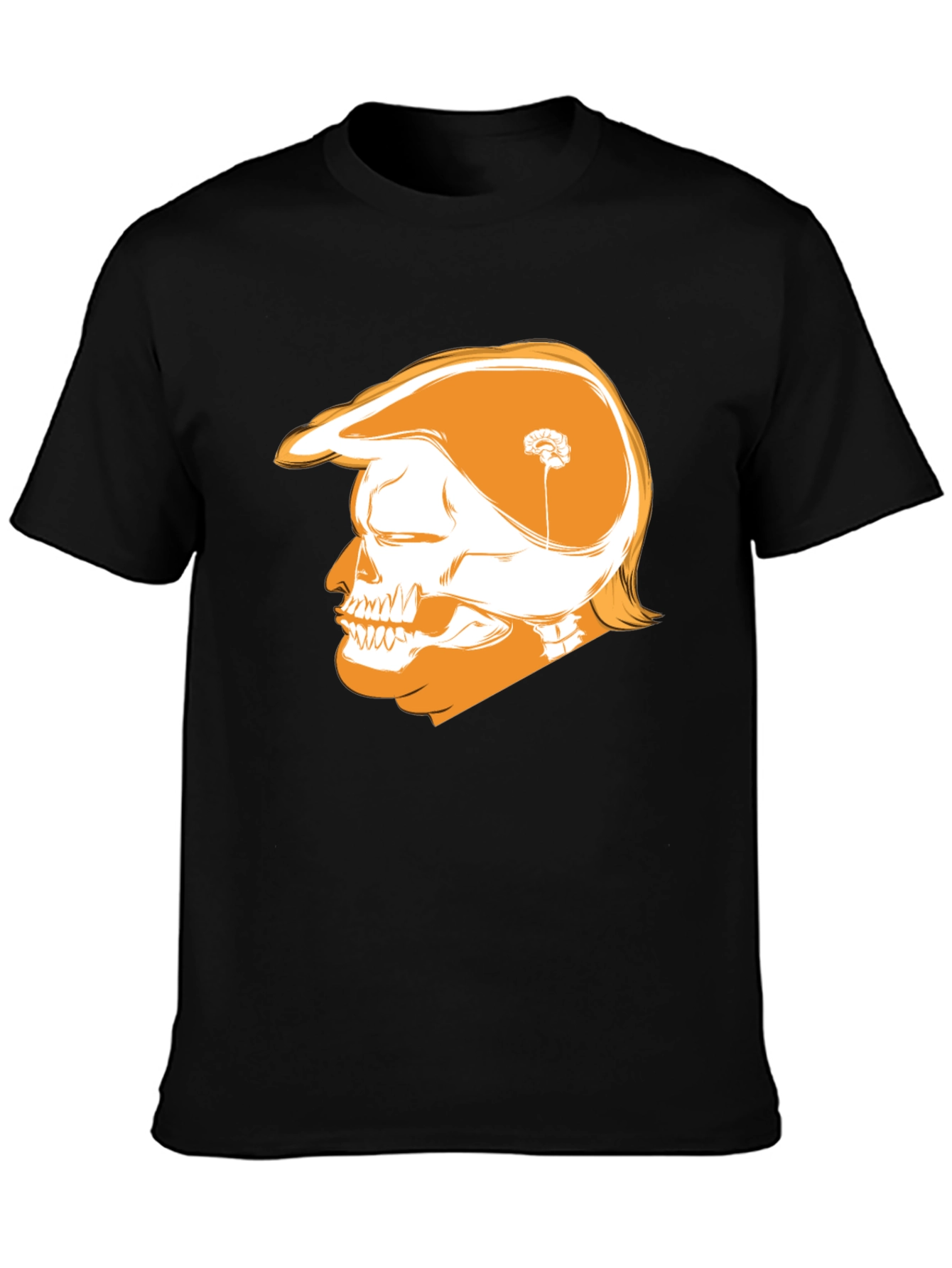 Political Satire Skeleton Head T-Shirt