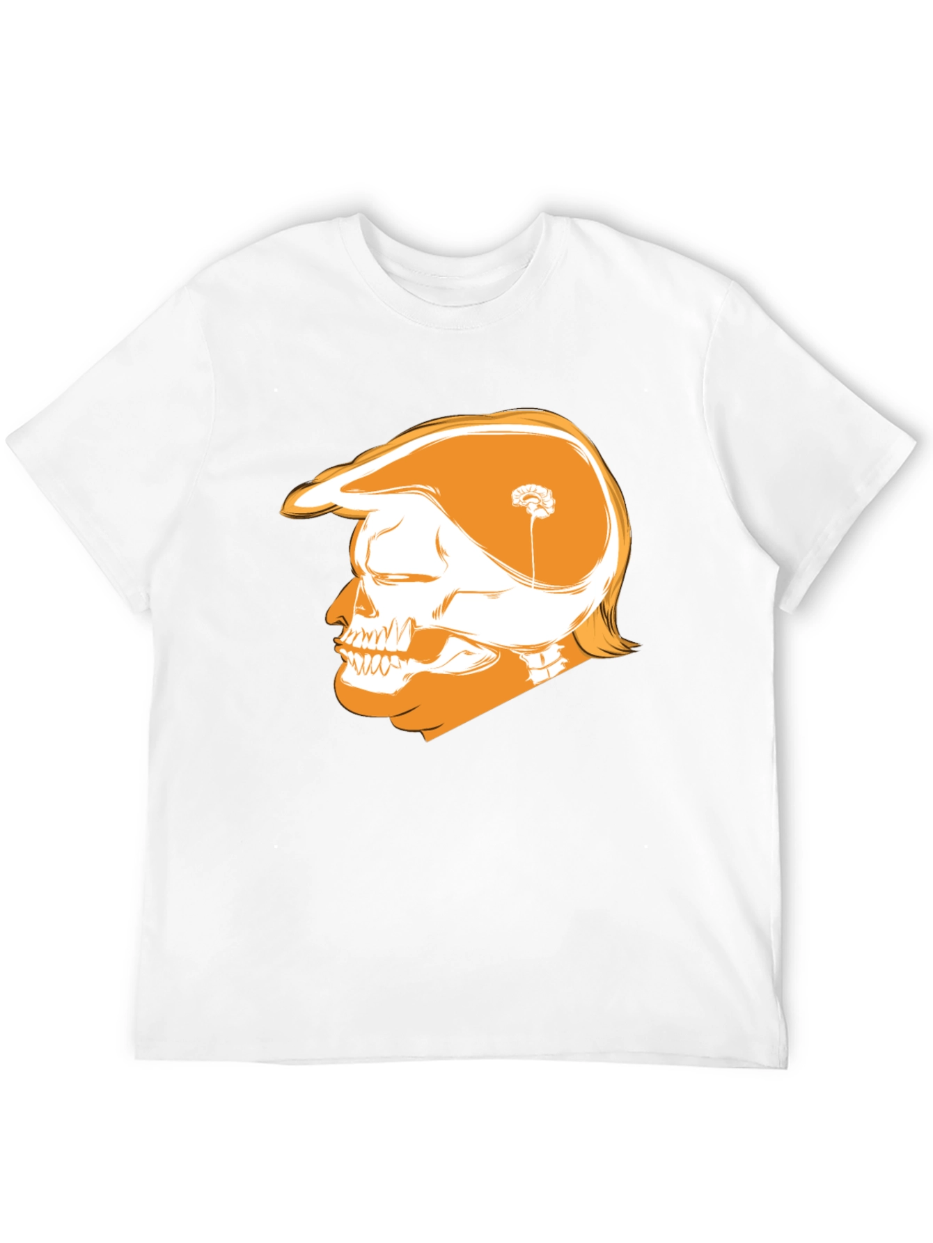 Political Satire Skeleton Head T-Shirt