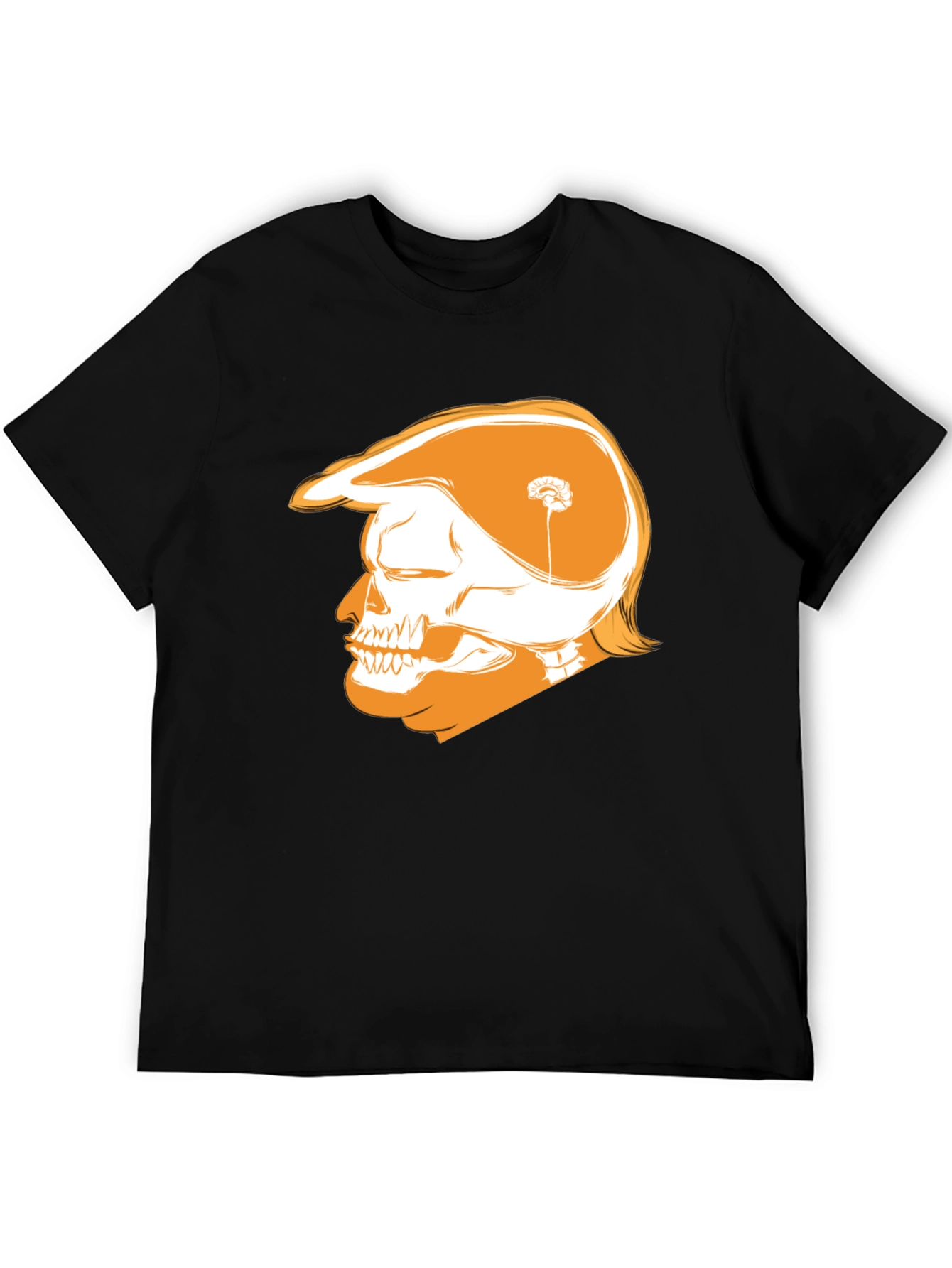 Political Satire Skeleton Head T-Shirt