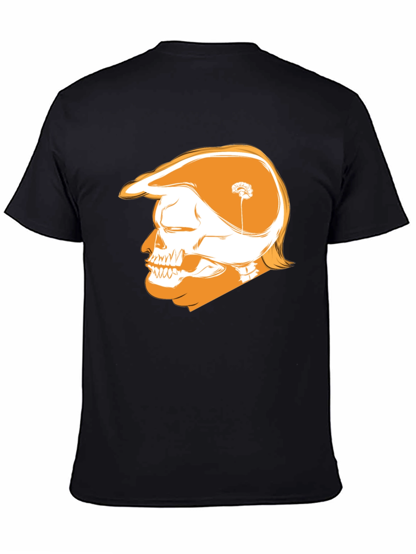 Political Satire Skeleton Head T-Shirt