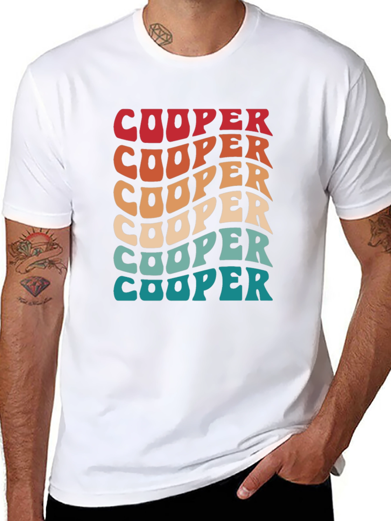 Retro Cooper T-Shirt - 70s Inspired Design