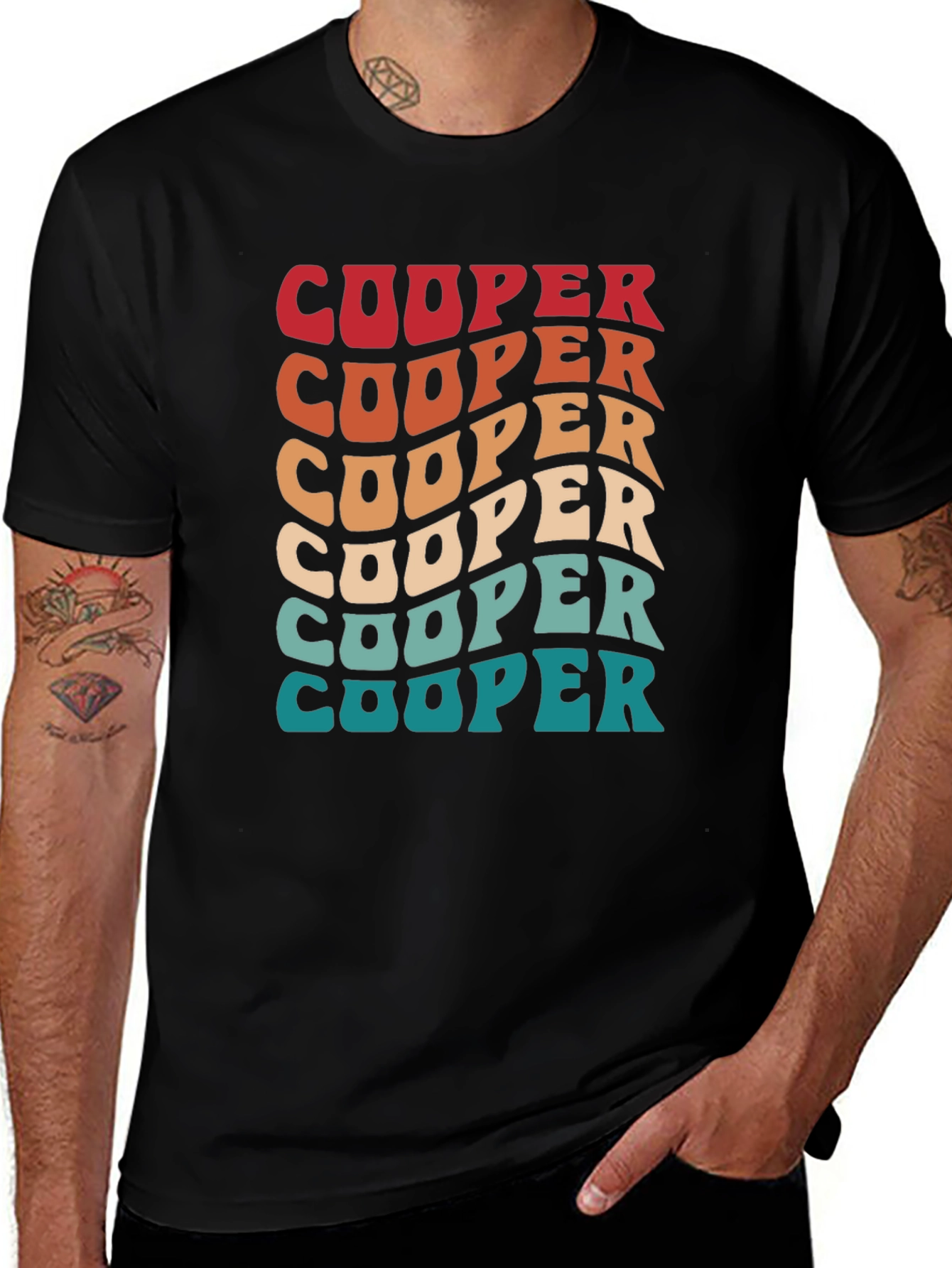 Retro Cooper T-Shirt - 70s Inspired Design