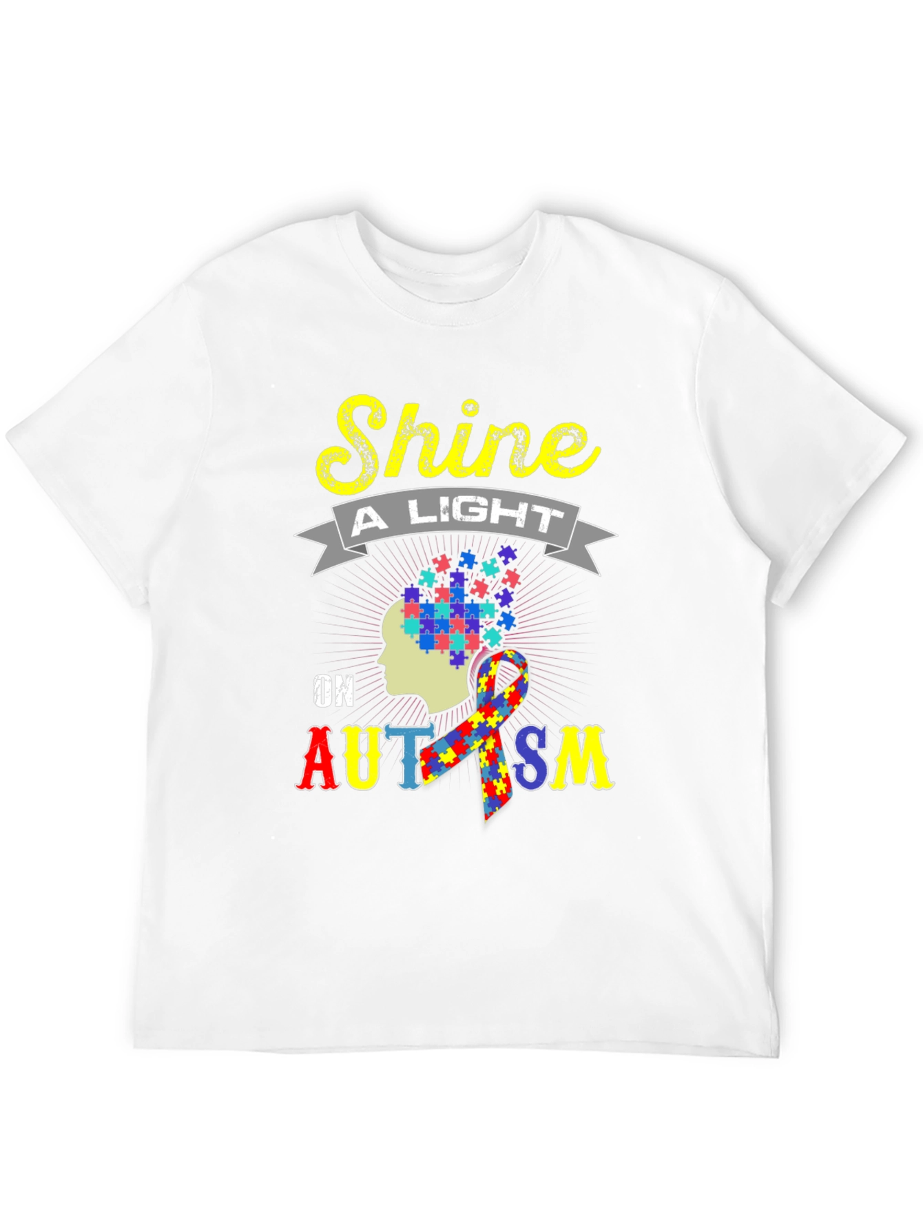 Autism Awareness T-Shirt - Shine a Light