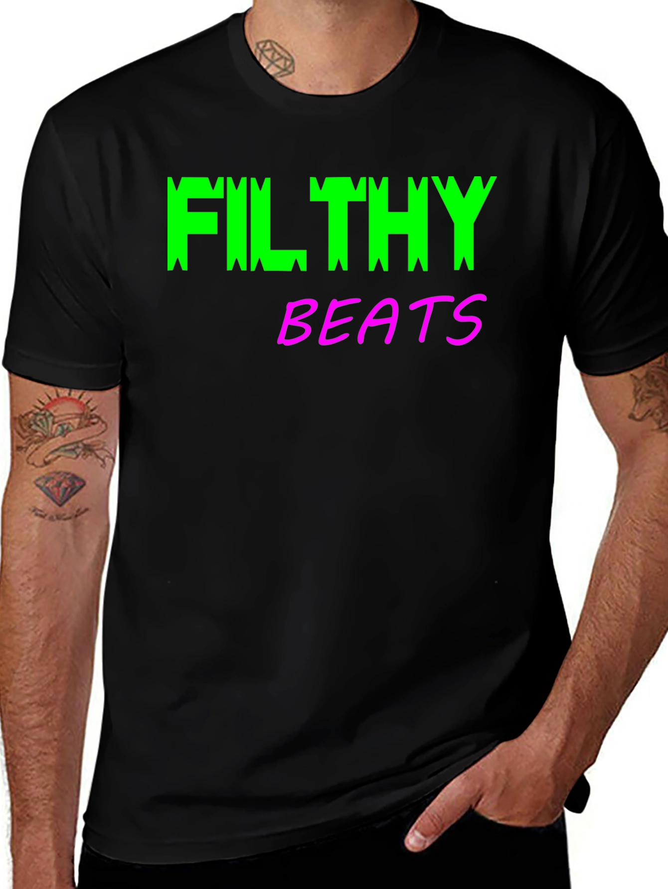 Filthy Beats Graphic Tee - Bold Style