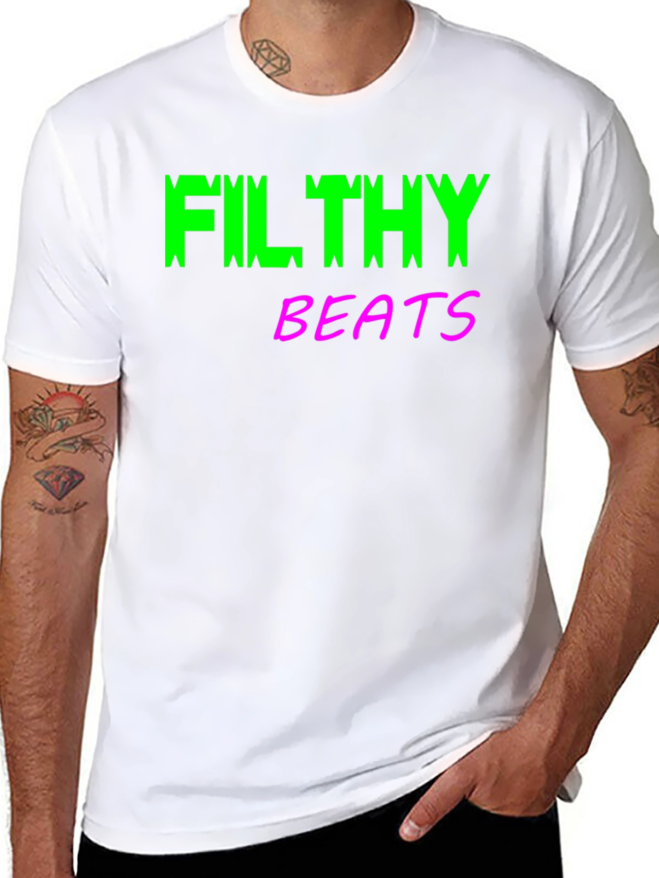 Filthy Beats Graphic Tee - Bold Style