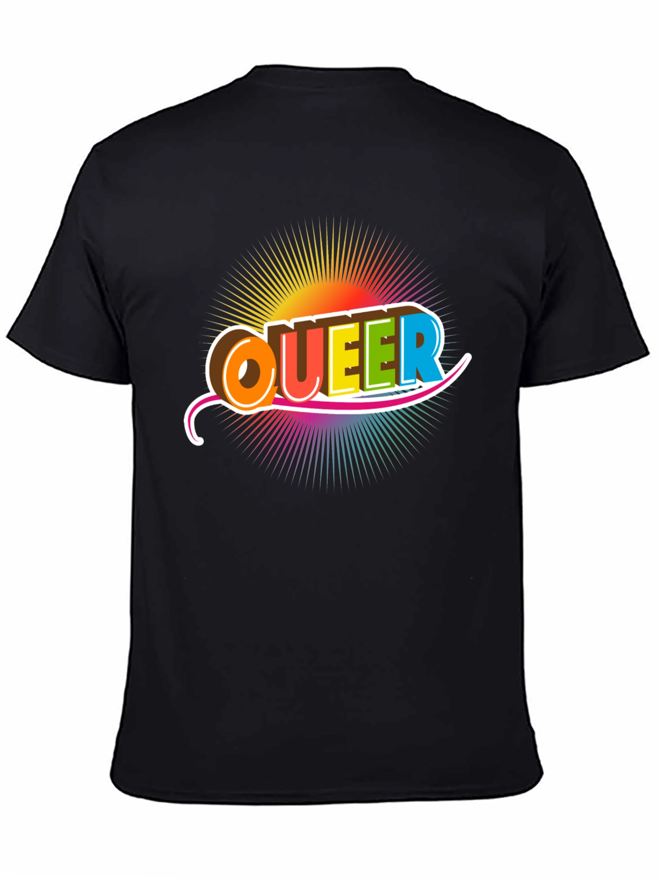 Queer Rainbow Graphic T-Shirt - Pride Fashion