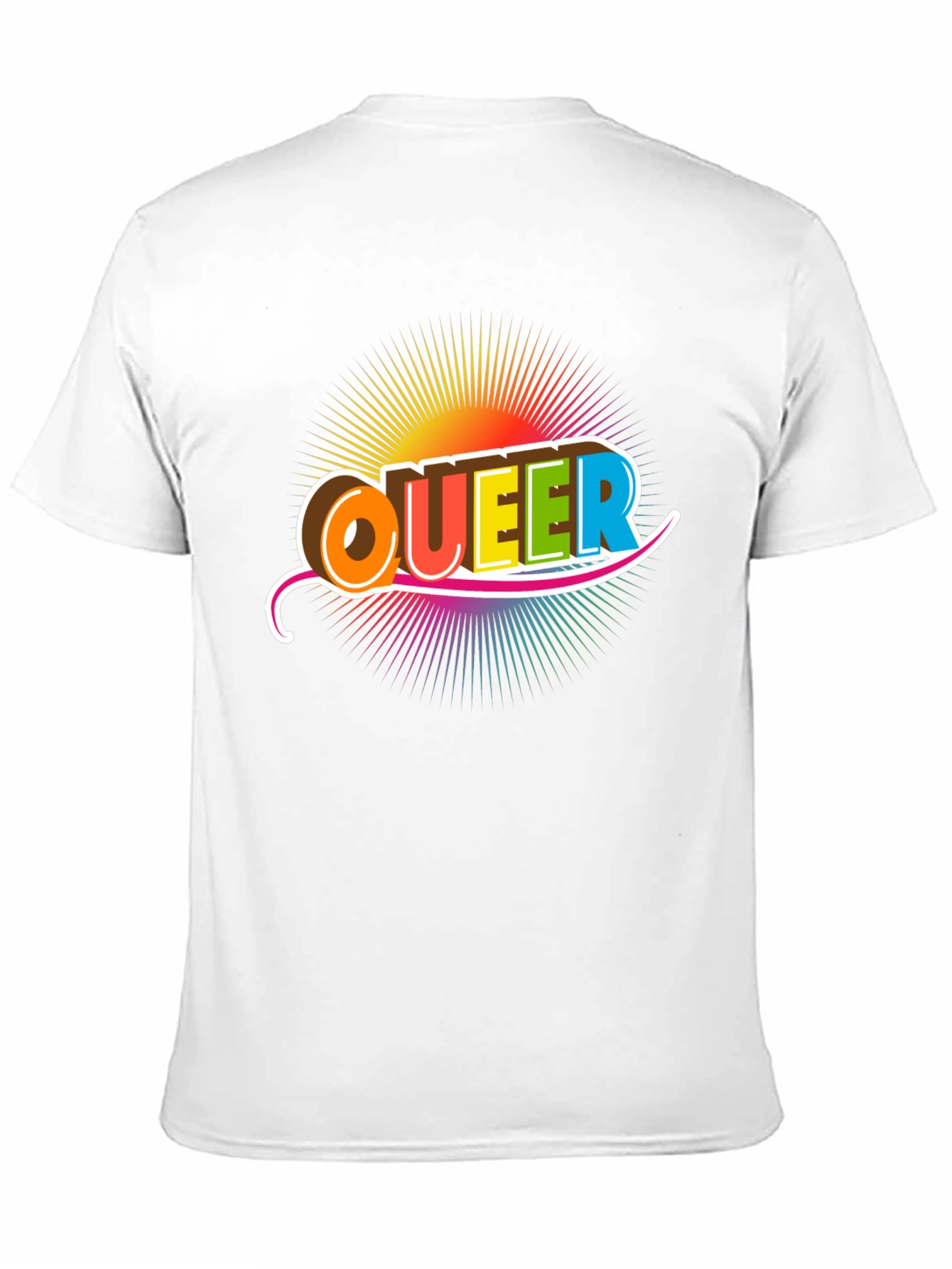 Queer Rainbow Graphic T-Shirt - Pride Fashion