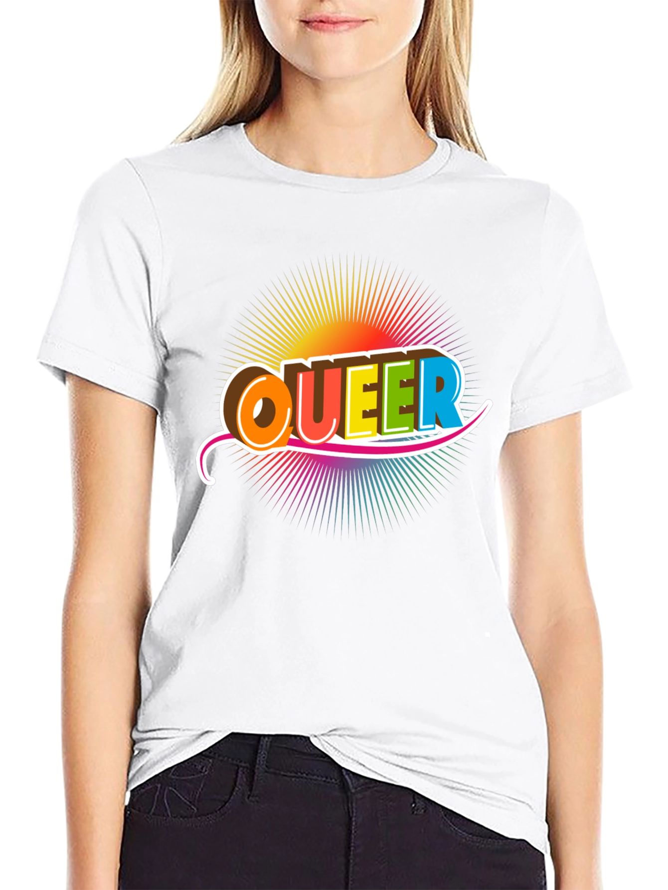Queer Rainbow Graphic T-Shirt - Pride Fashion