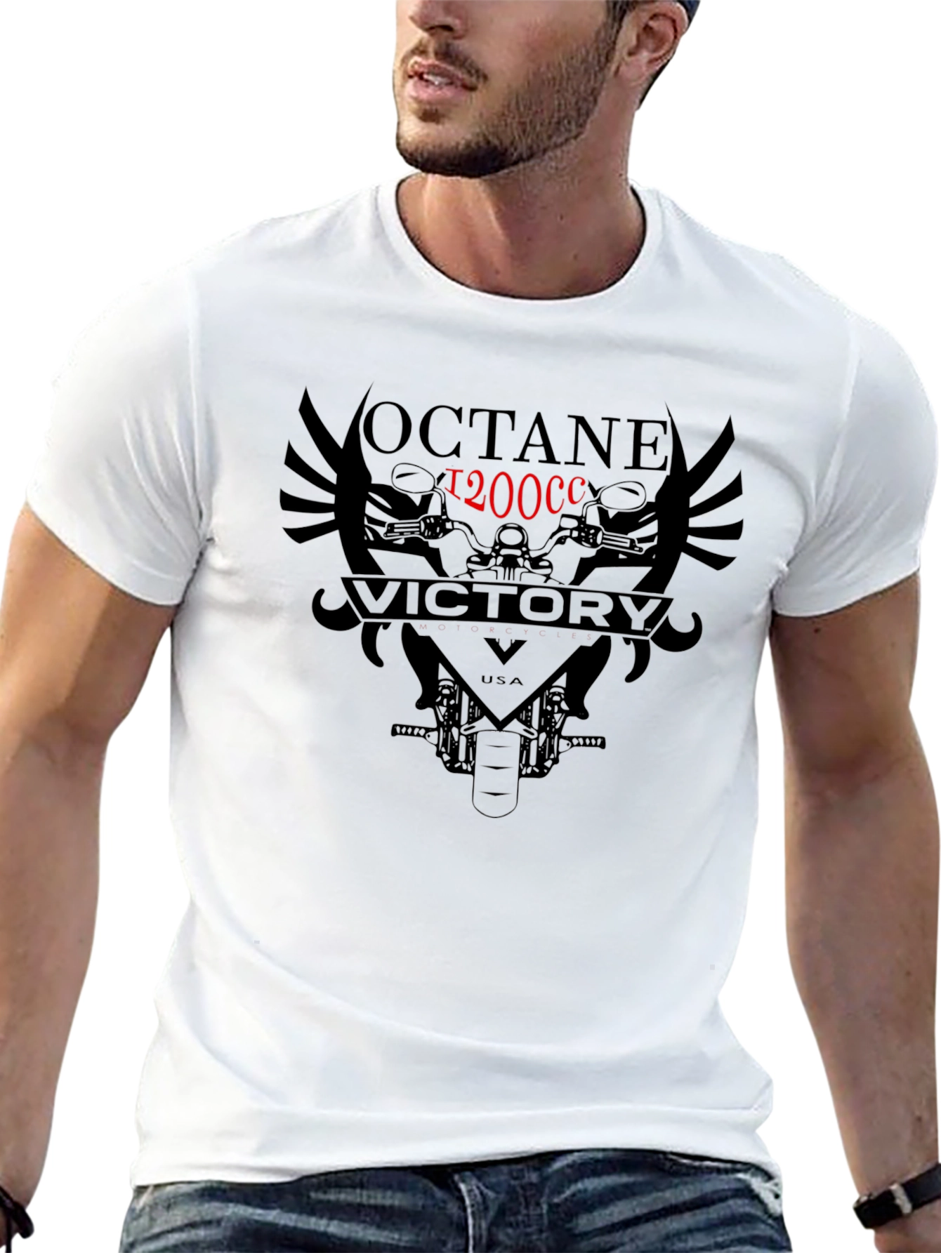 Octane 1200cc Victory Motorcycle Graphic Tee