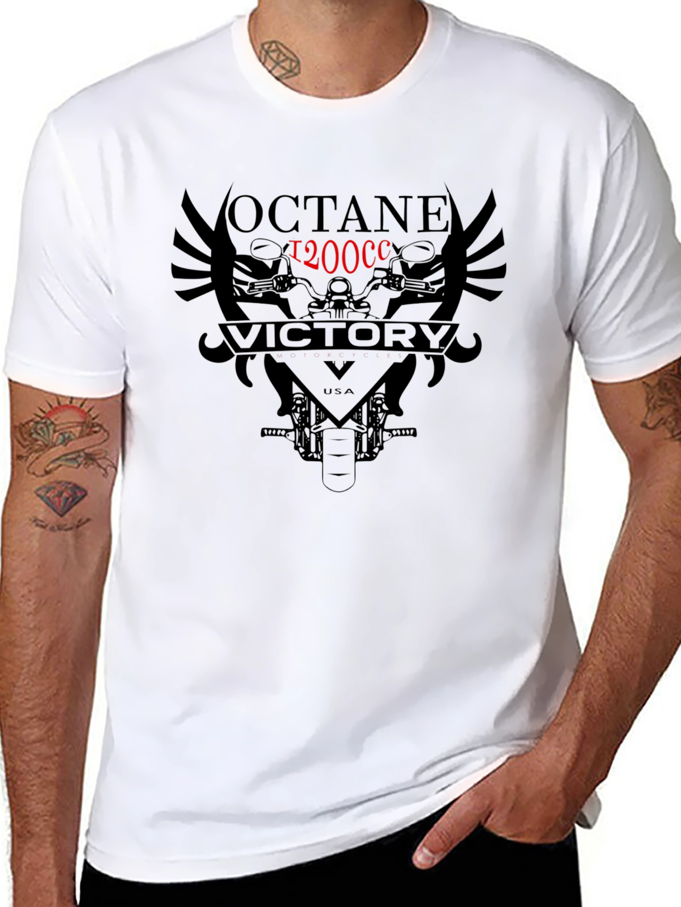 Octane 1200cc Victory Motorcycle Graphic Tee
