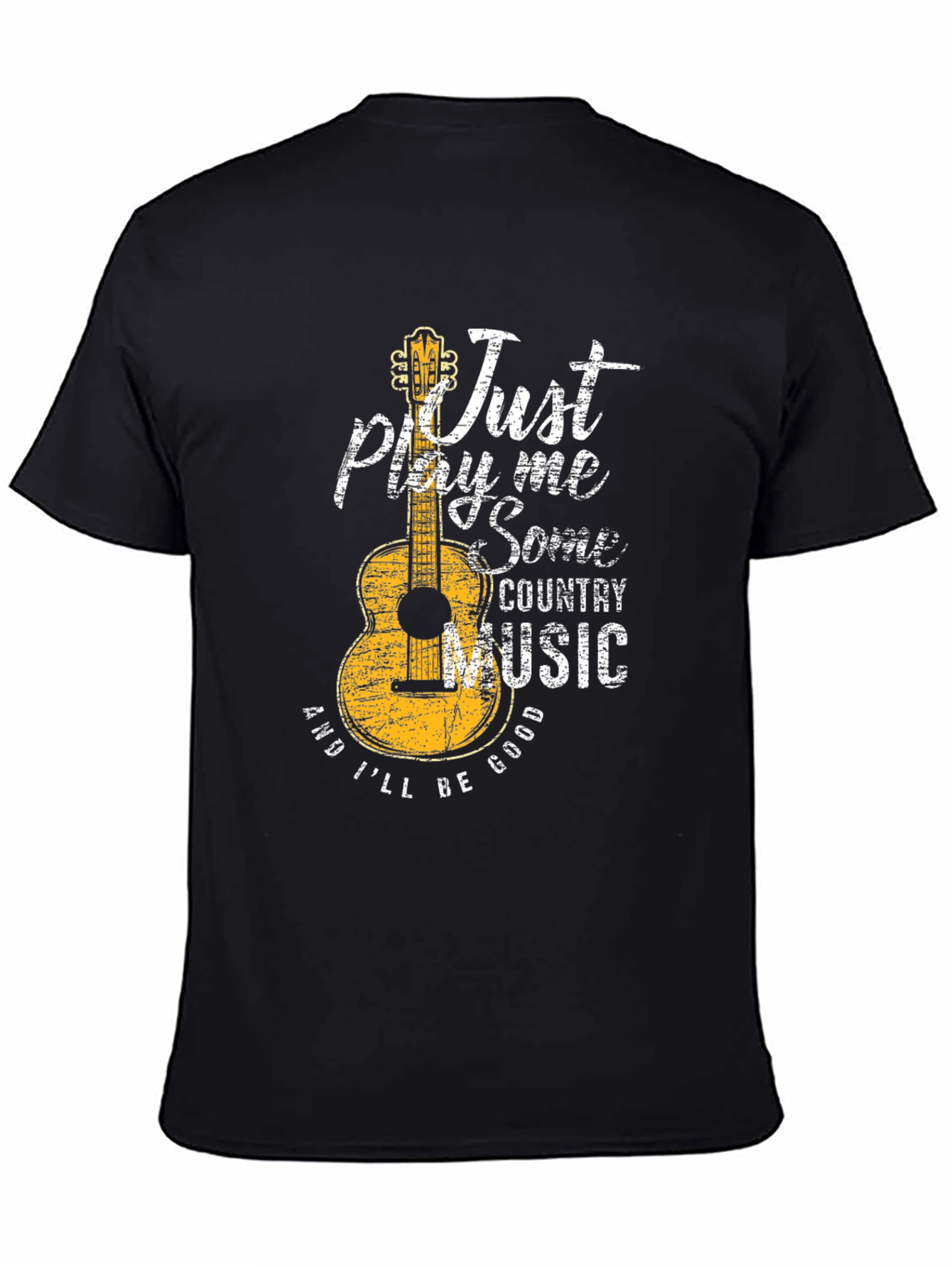 Country Music Guitar Graphic T-Shirt
