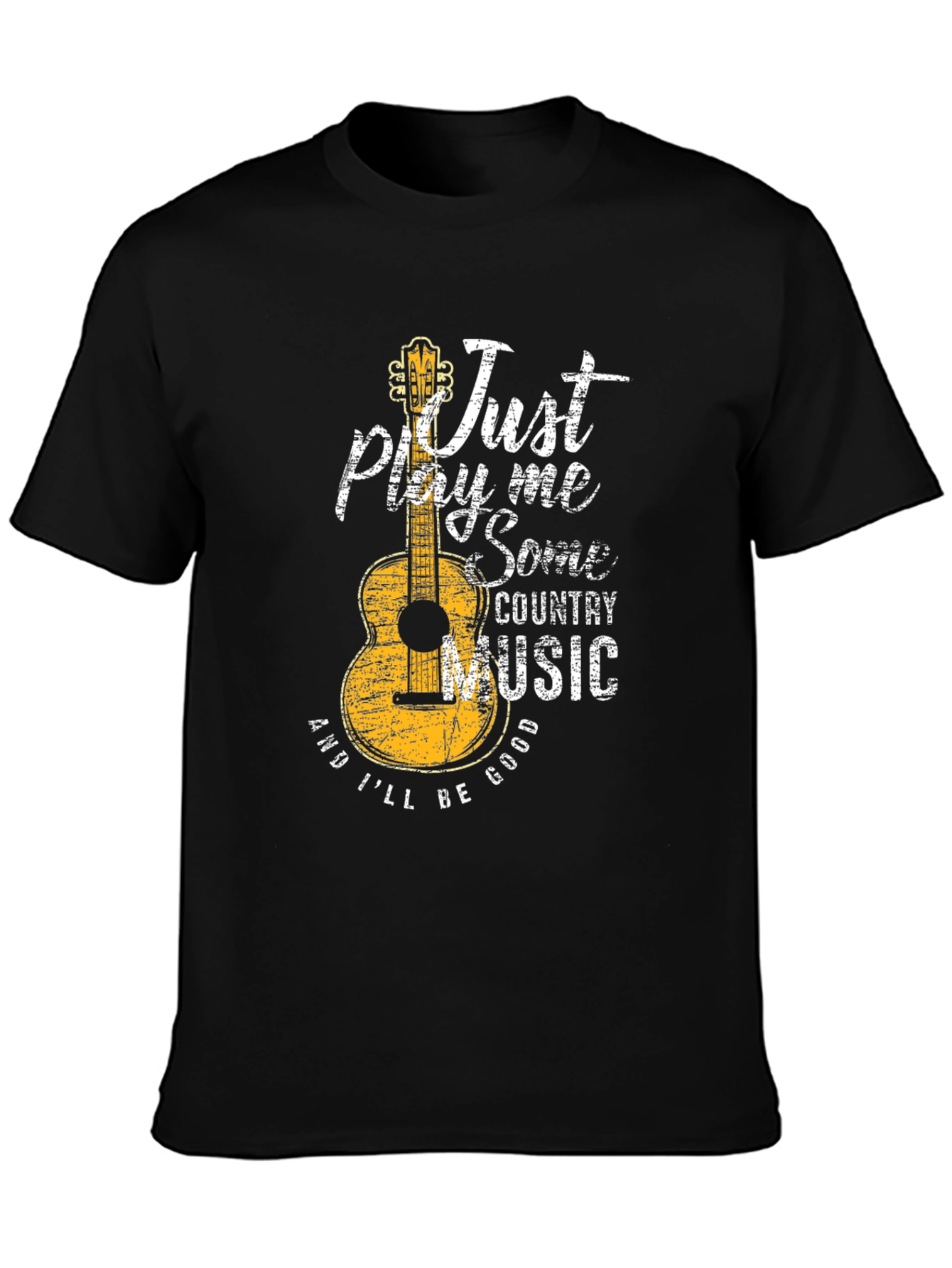 Country Music Guitar Graphic T-Shirt