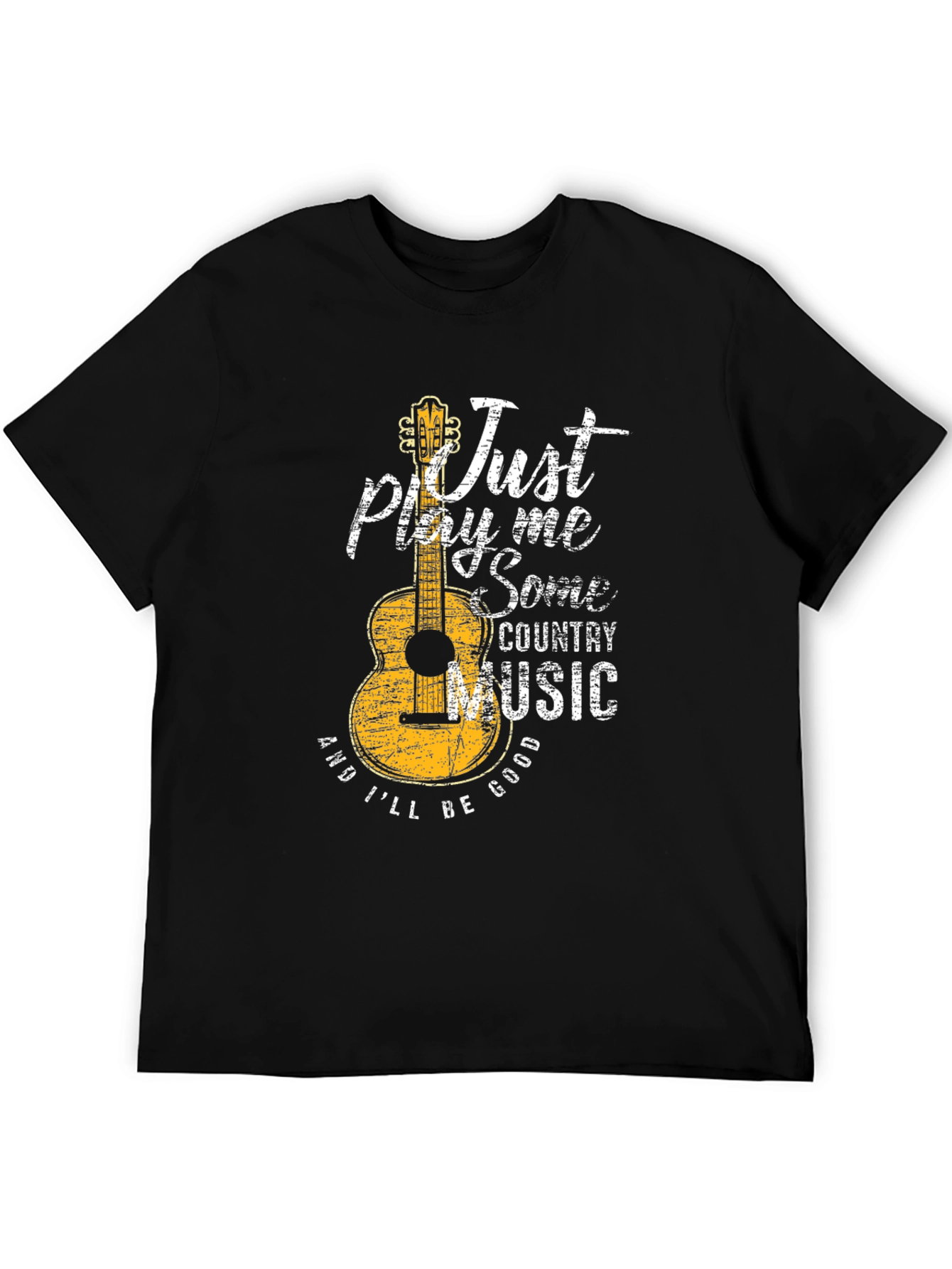 Country Music Guitar Graphic T-Shirt