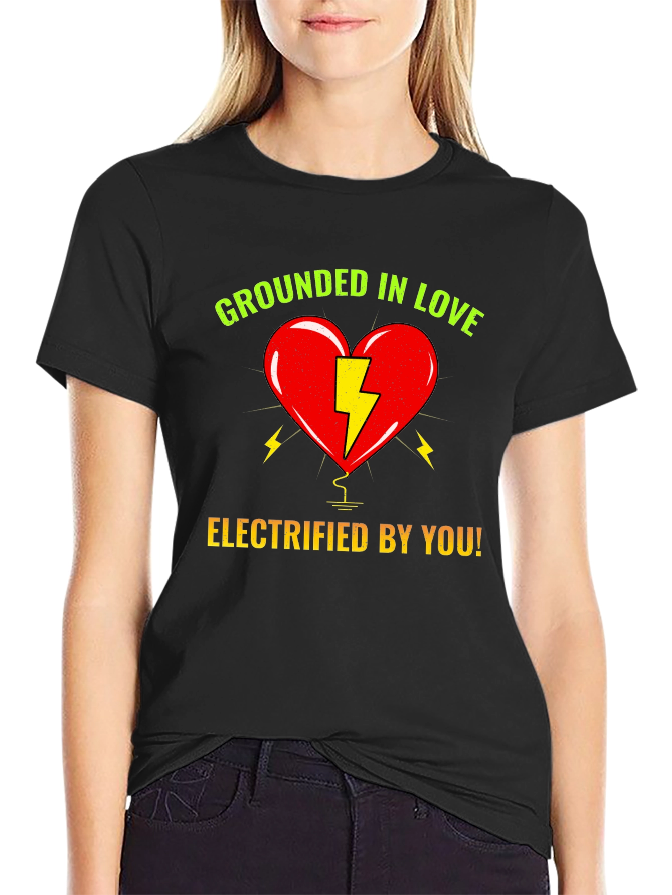 Grounded in Love Electrified by You T-Shirt
