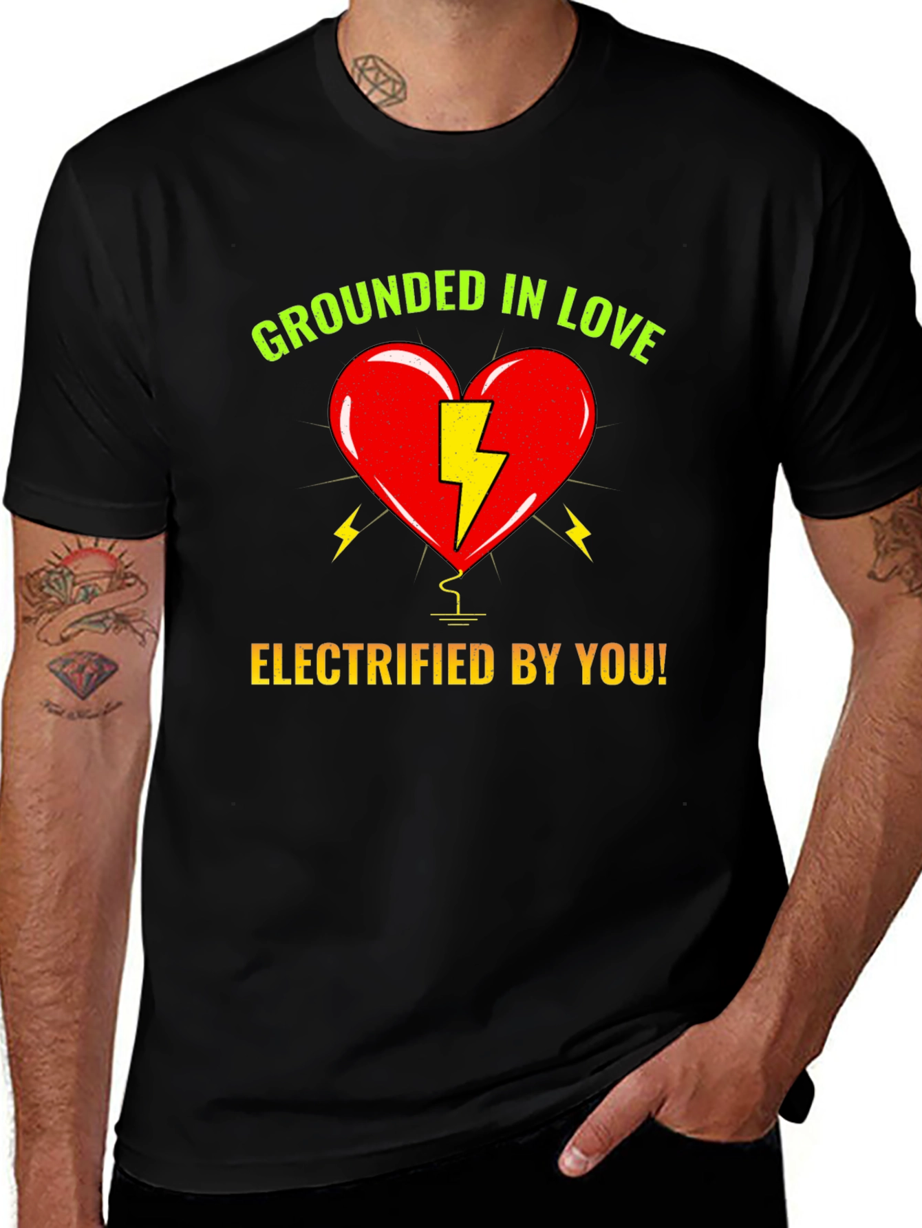 Grounded in Love Electrified by You T-Shirt