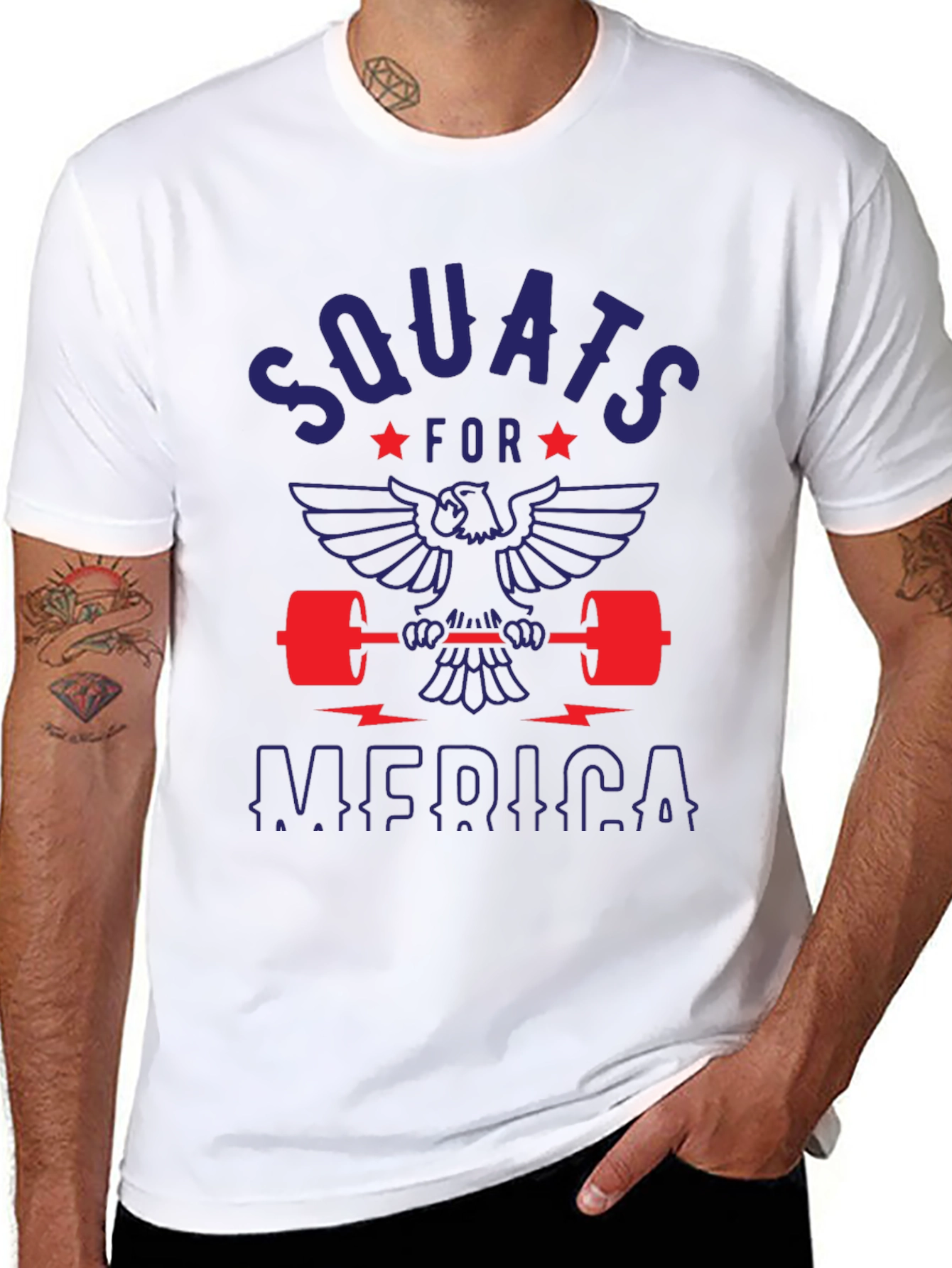 Squats for America Graphic T-Shirt