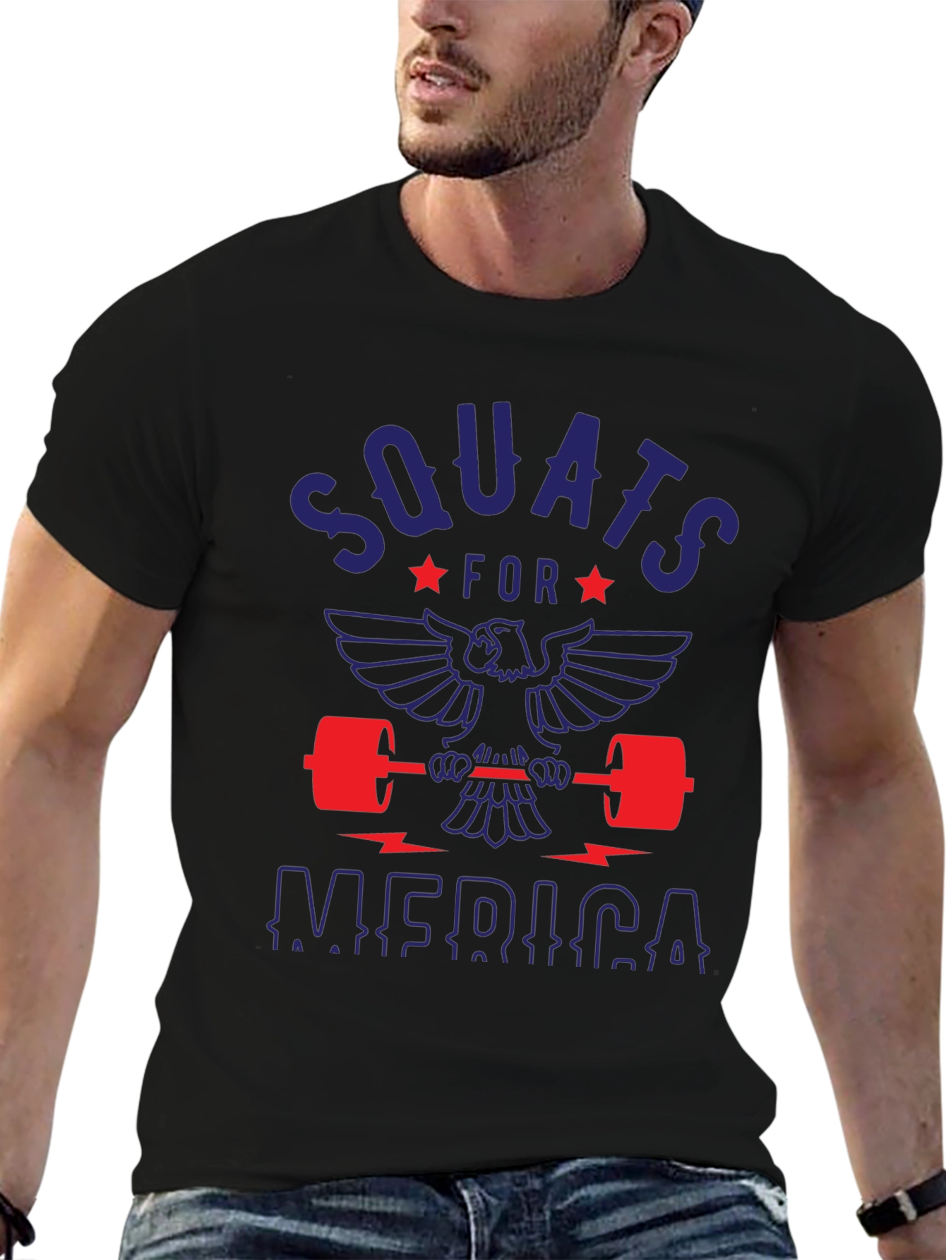 Squats for America Graphic T-Shirt